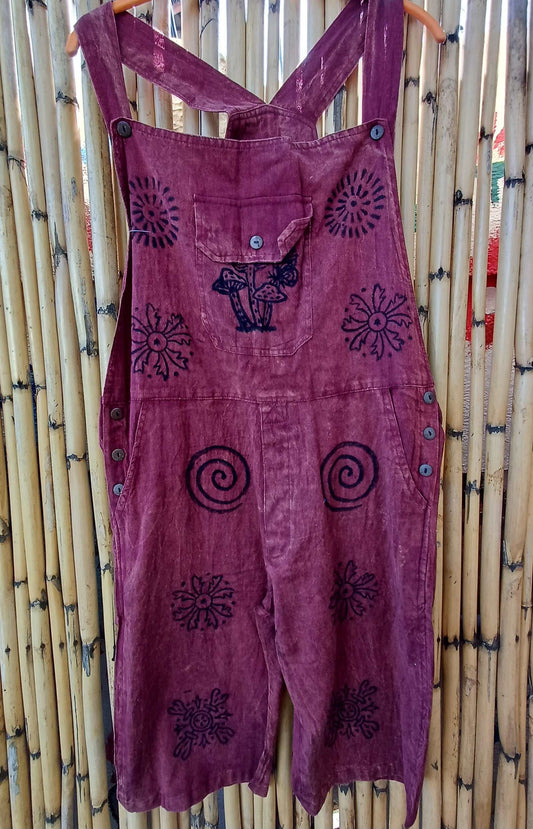 Cherry Dungarees (Short)