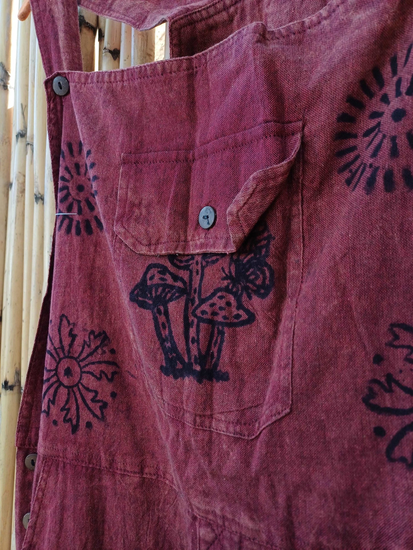Cherry Dungarees (Short)