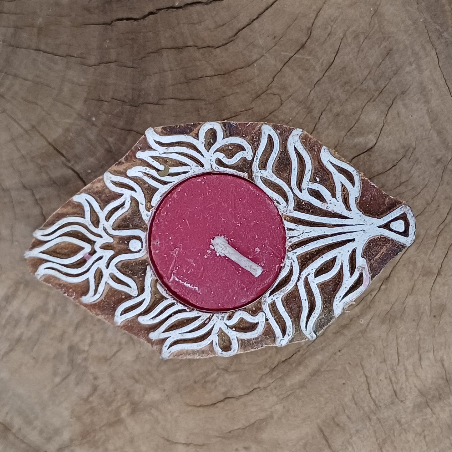 Royal Leaf Candle Stamp