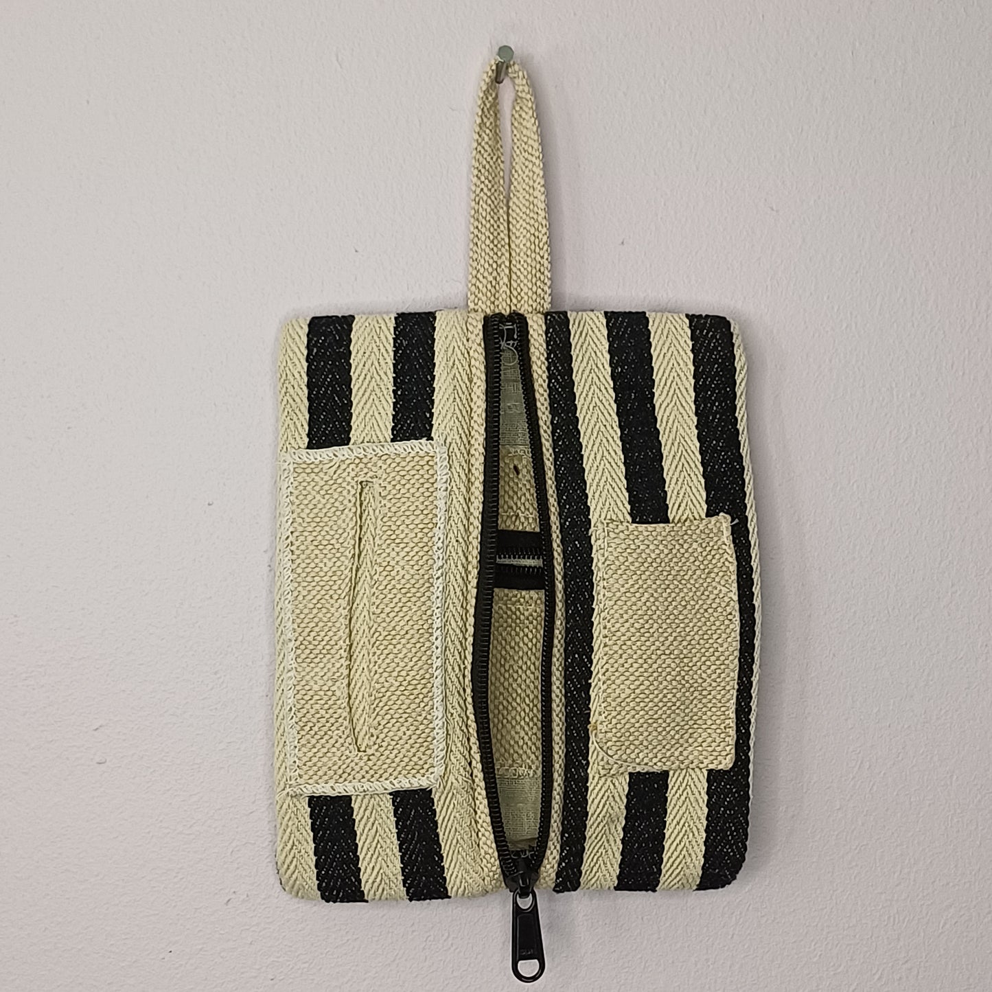 Hemp Striped Tobacco Pouch