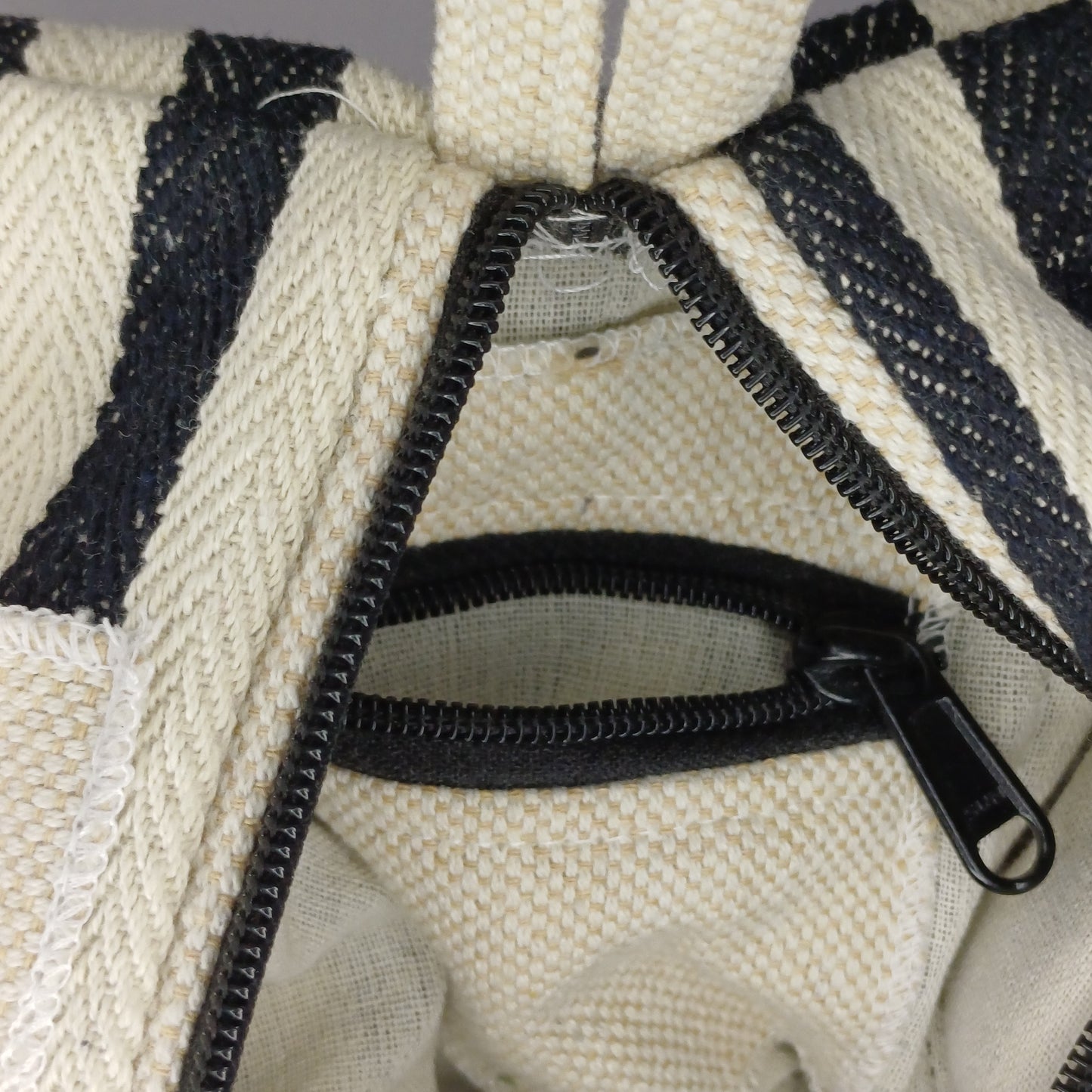 Hemp Striped Tobacco Pouch