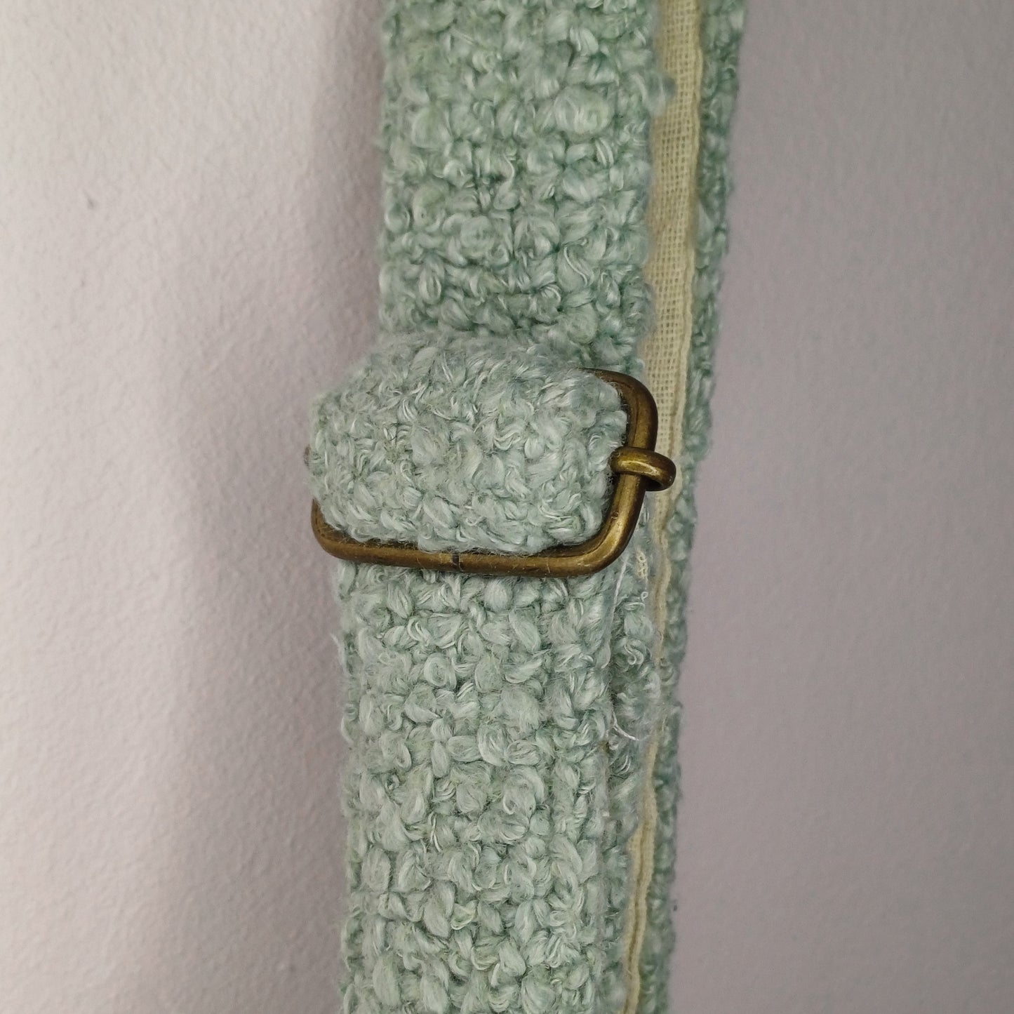 Teal Hemp/Jute Moon Bag