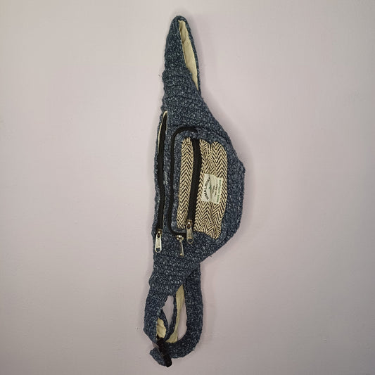 Midnight Magic Hemp/Jute Moon Bag