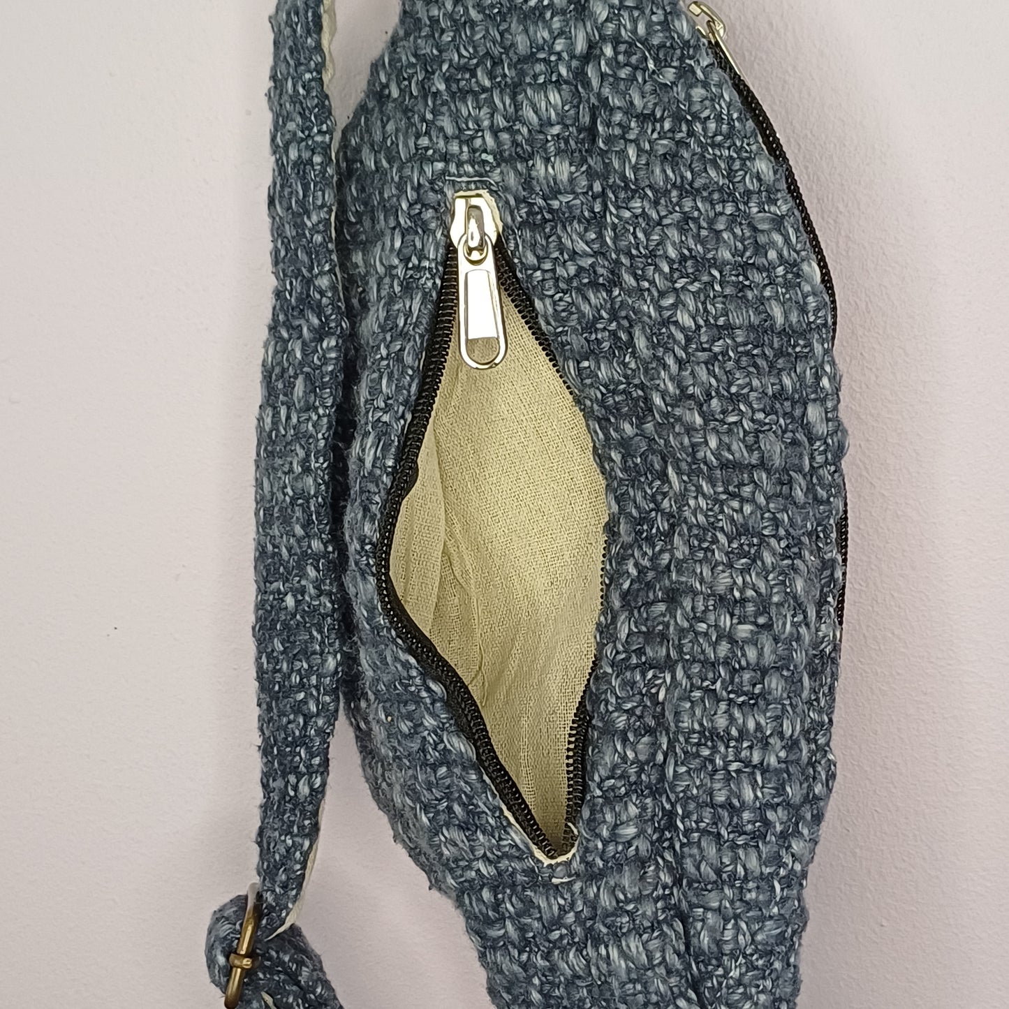 Midnight Magic Hemp/Jute Moon Bag