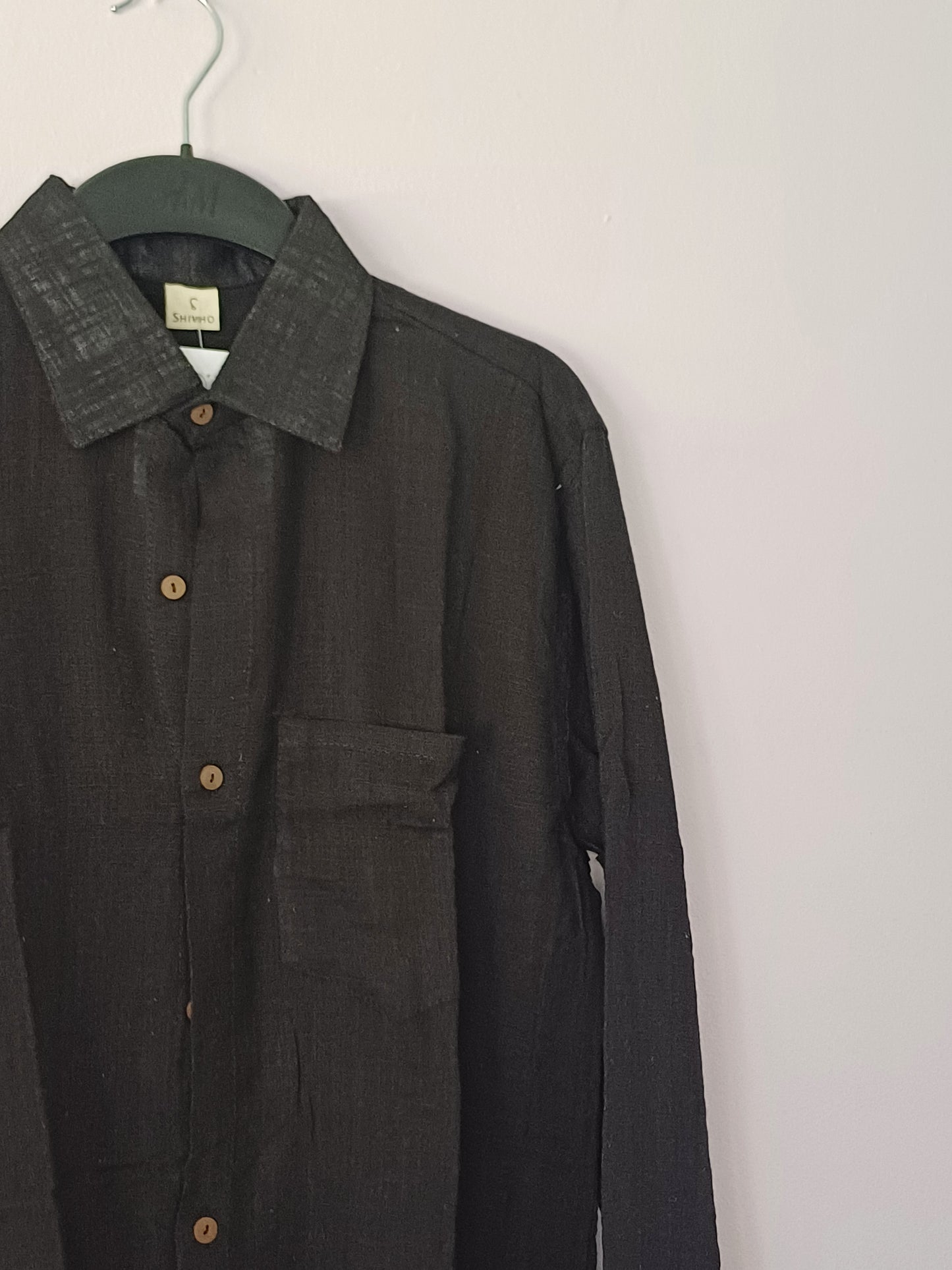 Black Linen Shirt