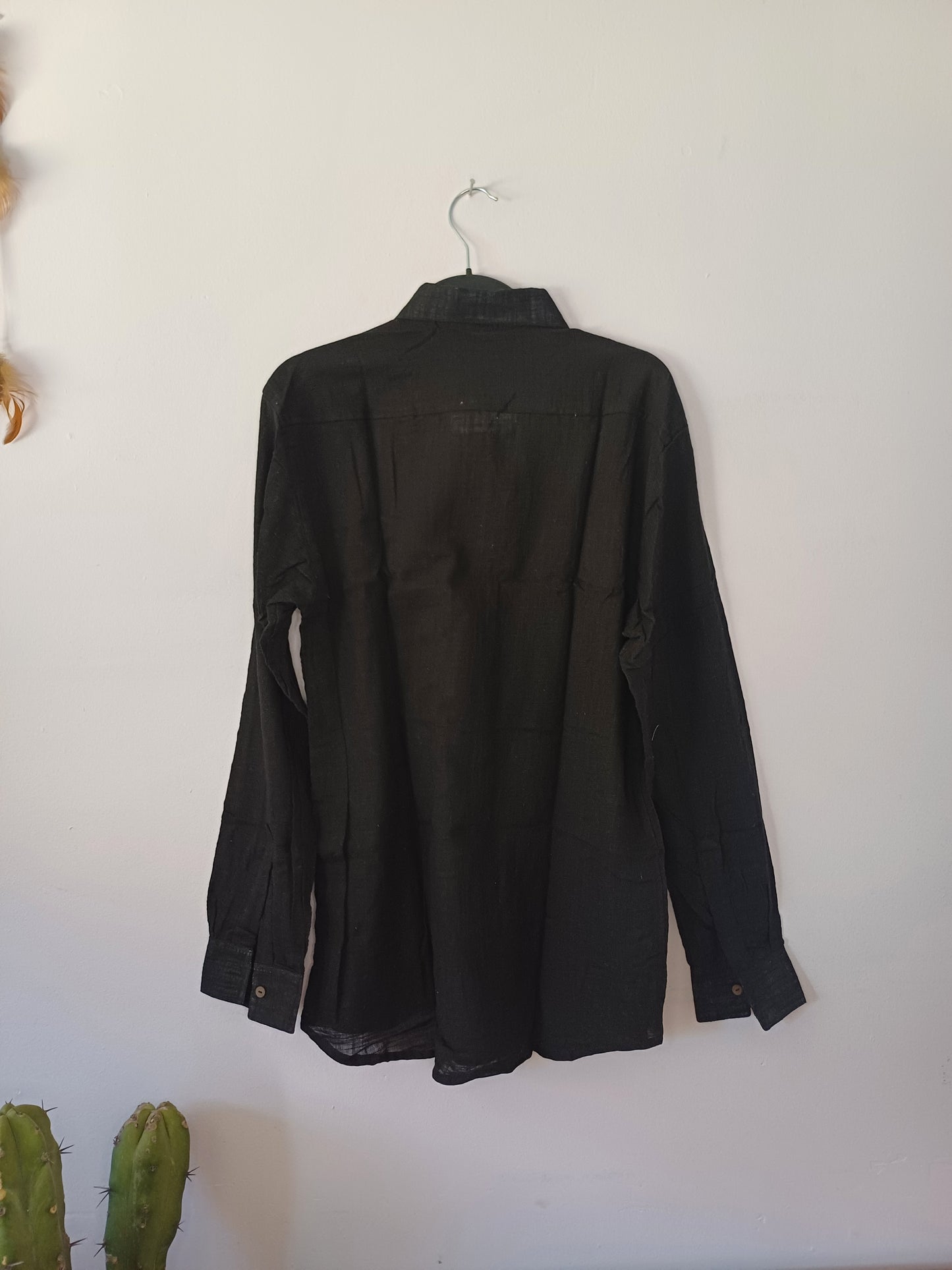 Black Linen Shirt
