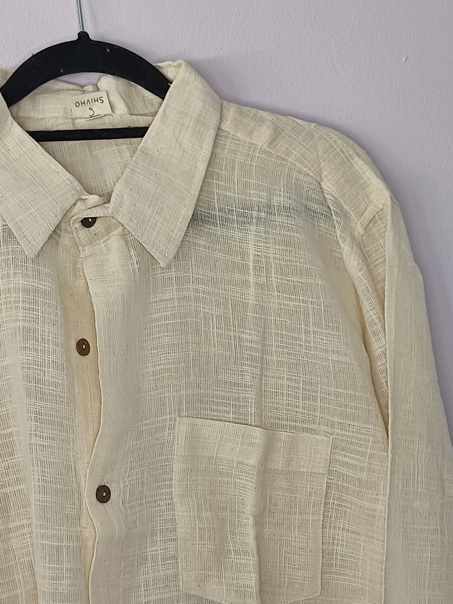 Cream Linen Shirt