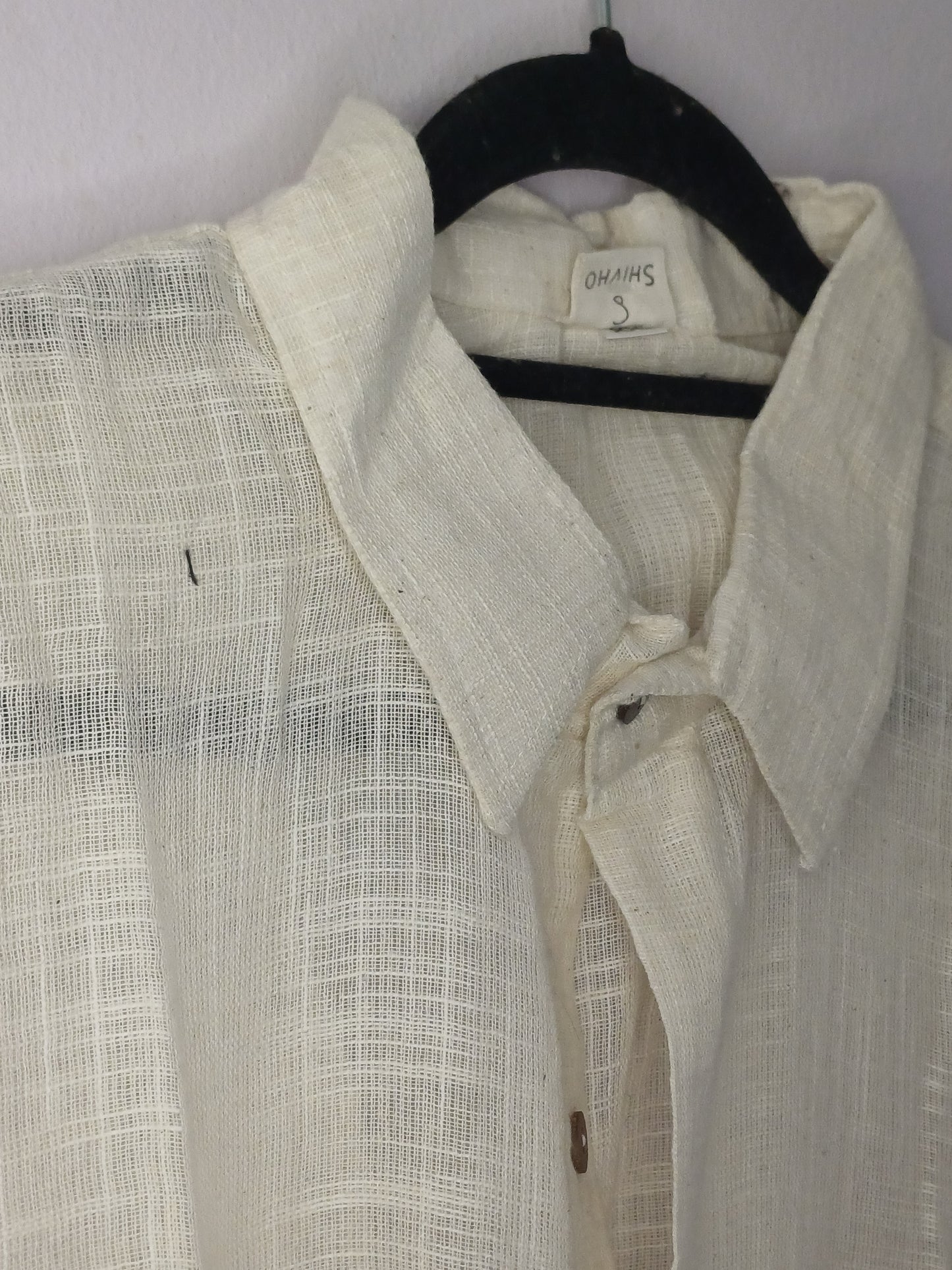 Cream Linen Shirt