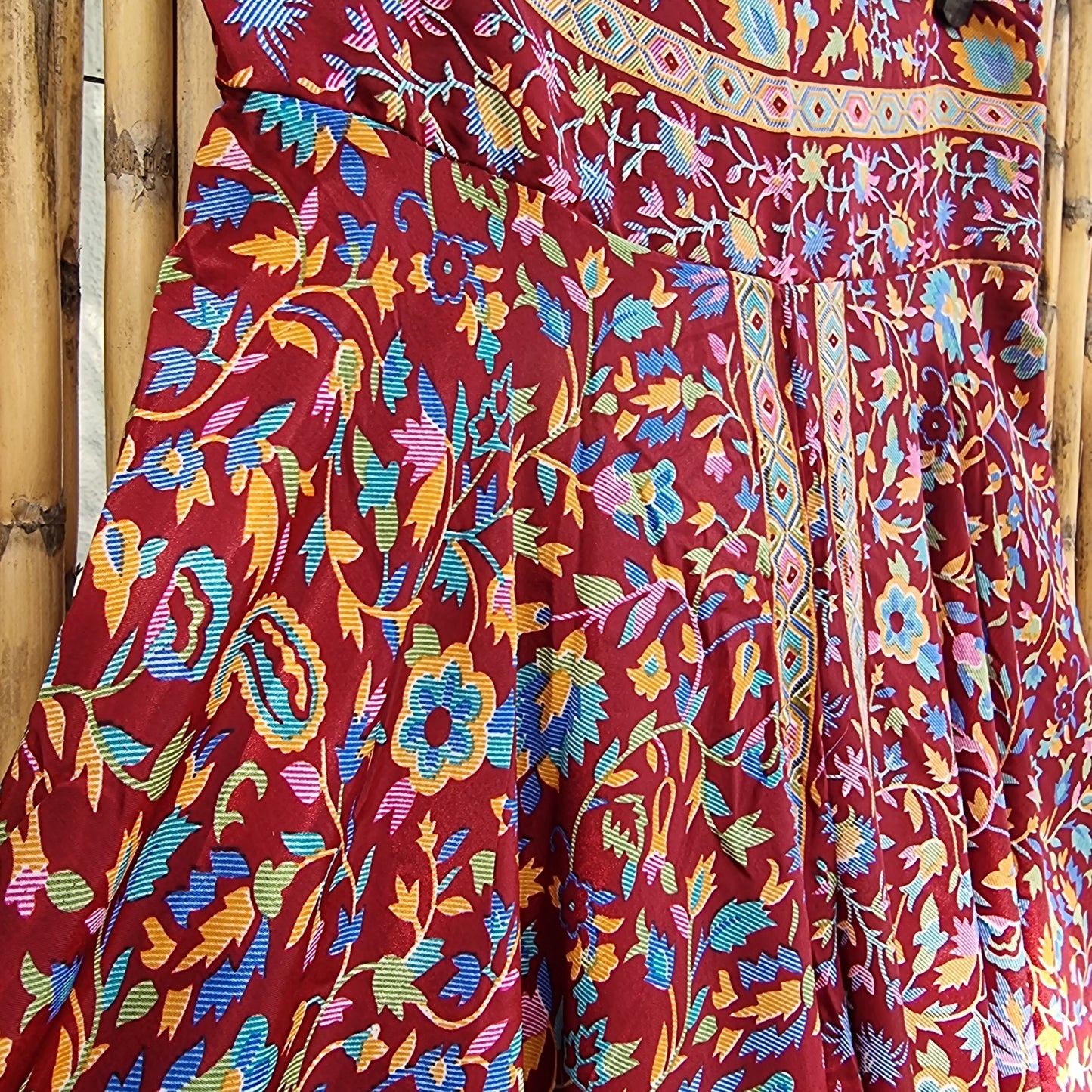 Wild Rose Silk Umbrella Pants