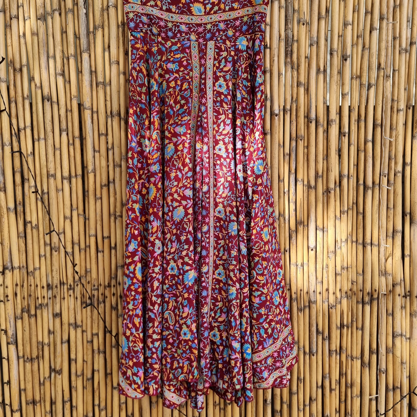 Wild Rose Silk Umbrella Pants