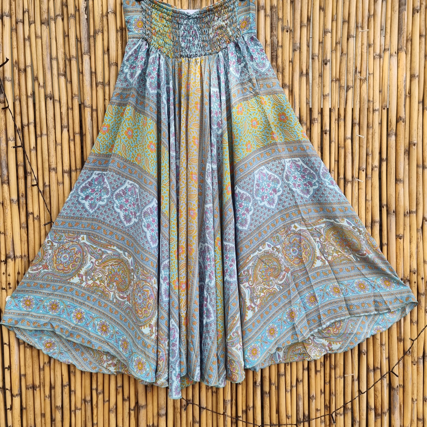 Tidal Whispers Umbrella Silk Pants