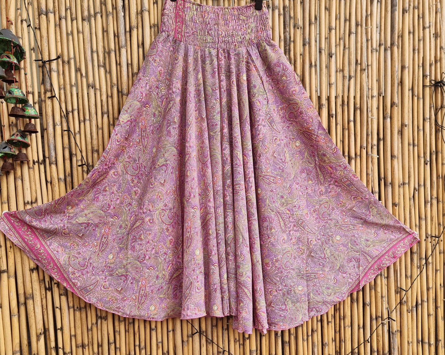 Lotus Luxe Silk Umbrella Pants