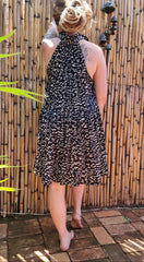 Rippled River Short Dress