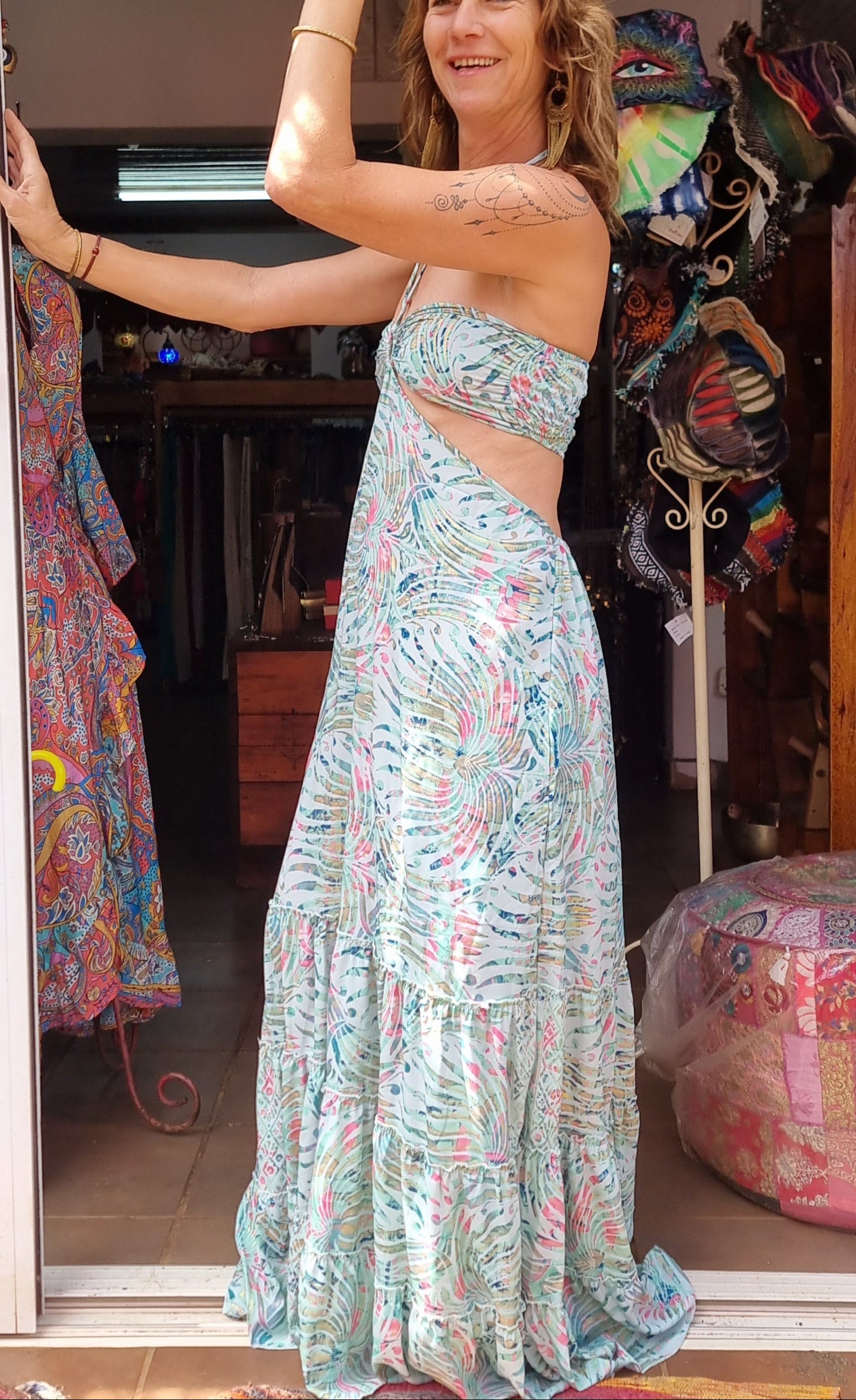 Island Spirit Silk Dress ( VARIOUS COLOURS)