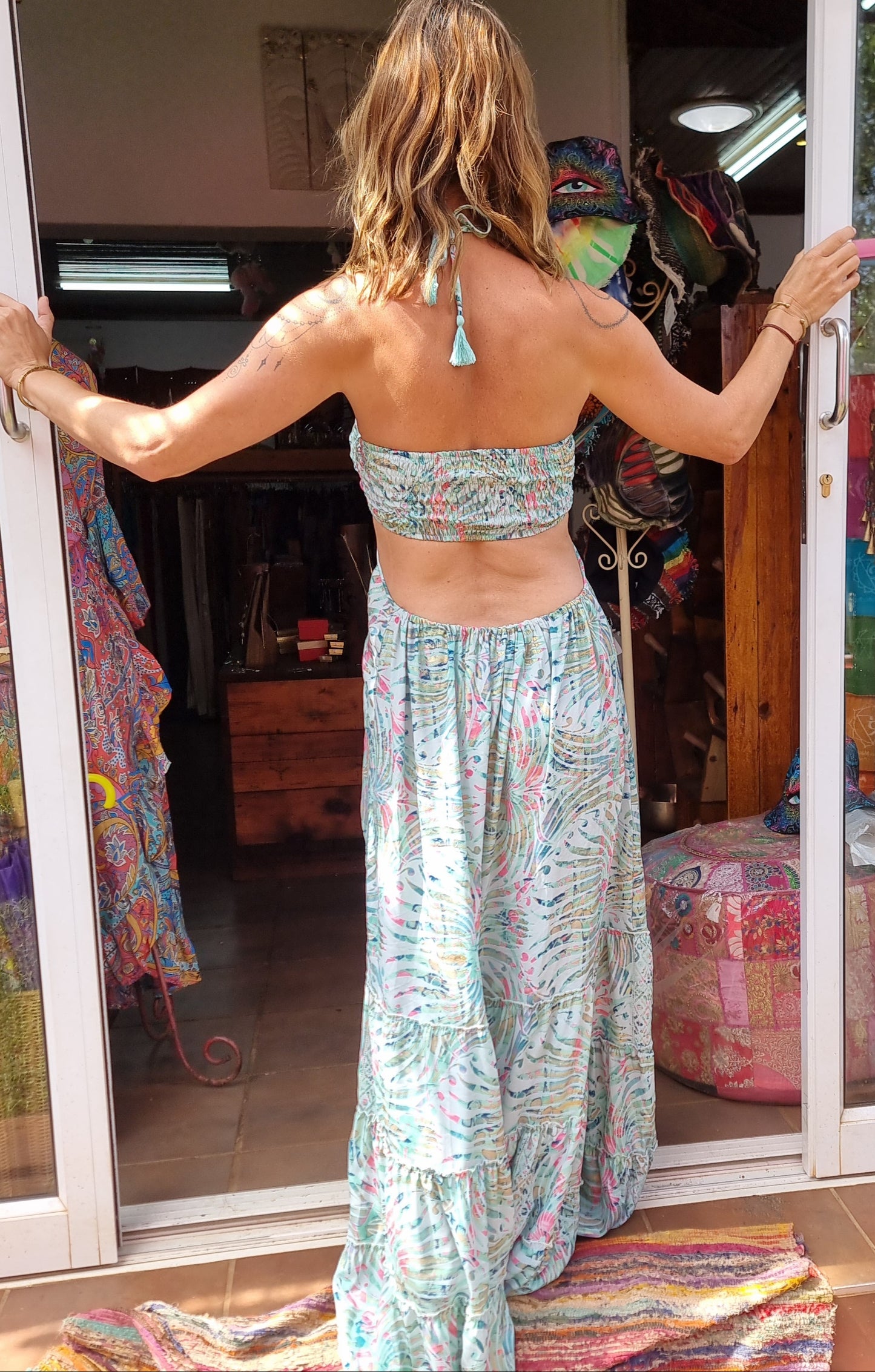 Island Spirit Silk Dress ( VARIOUS COLOURS)