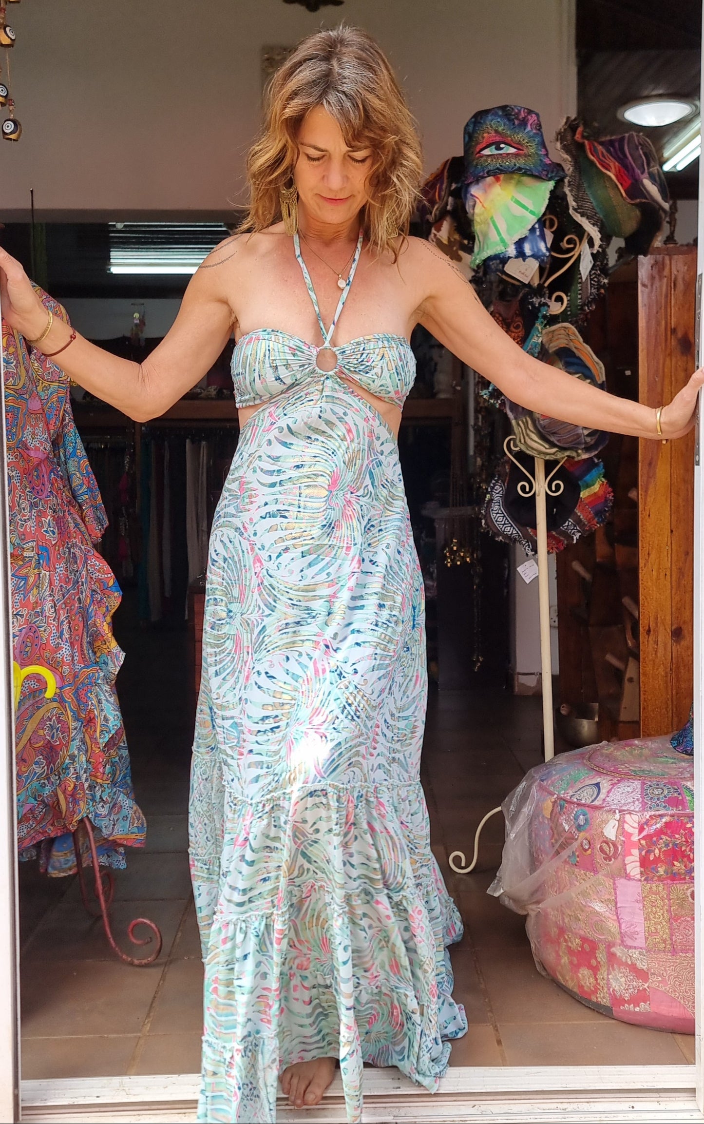 Island Spirit Silk Dress ( VARIOUS COLOURS)