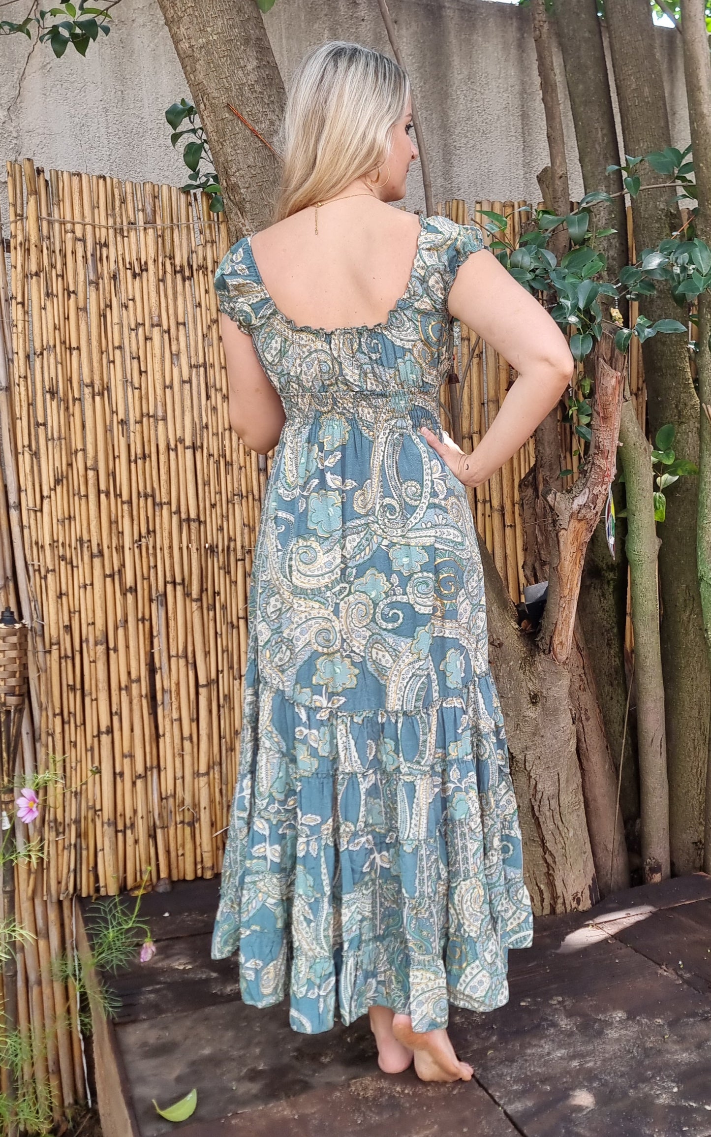Sunday Siesta Silk Dress