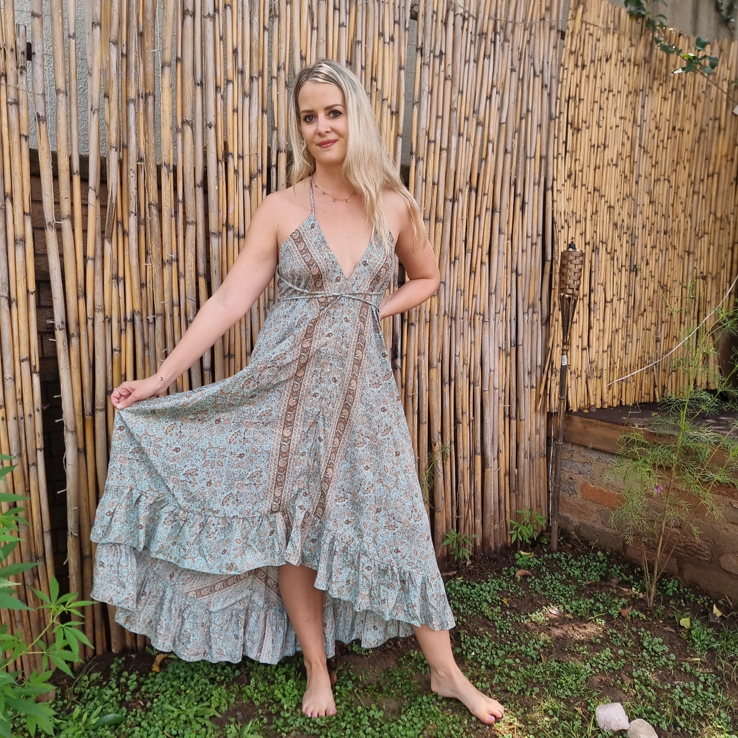 Lagoon Silk Dress