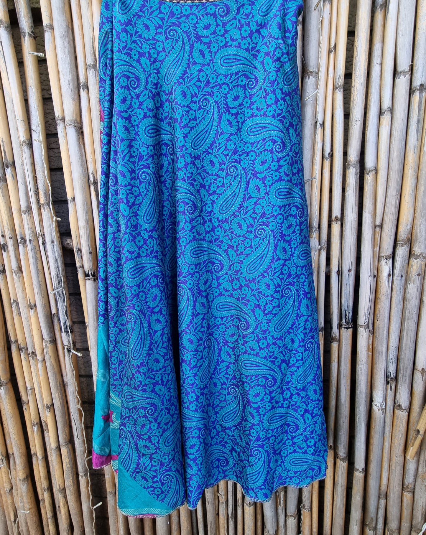 Belfast Blue Wrap Skirt