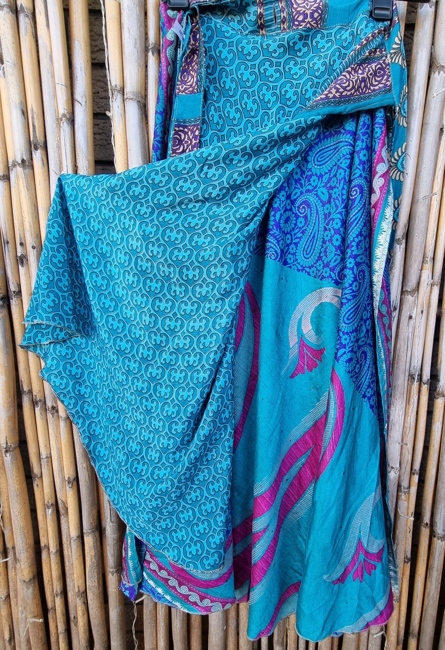 Belfast Blue Wrap Skirt
