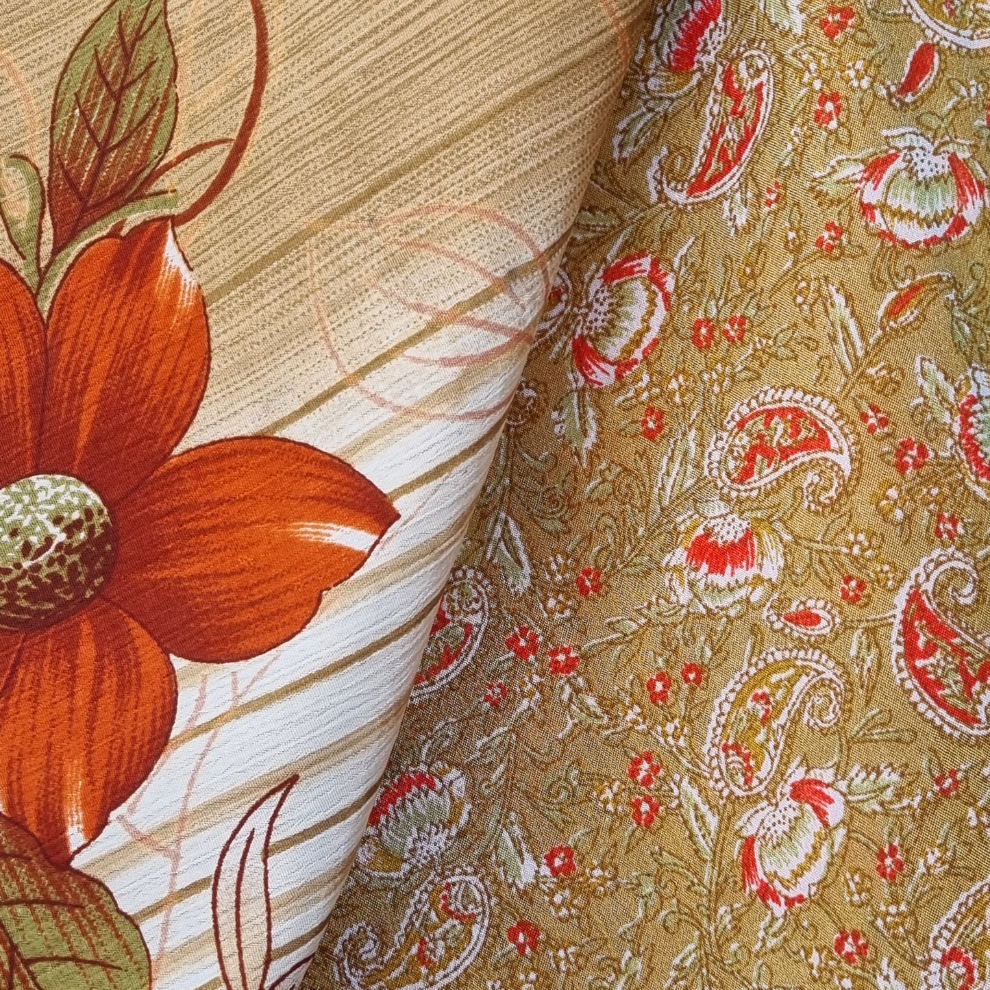 Tangerine Short Silk Skirt
