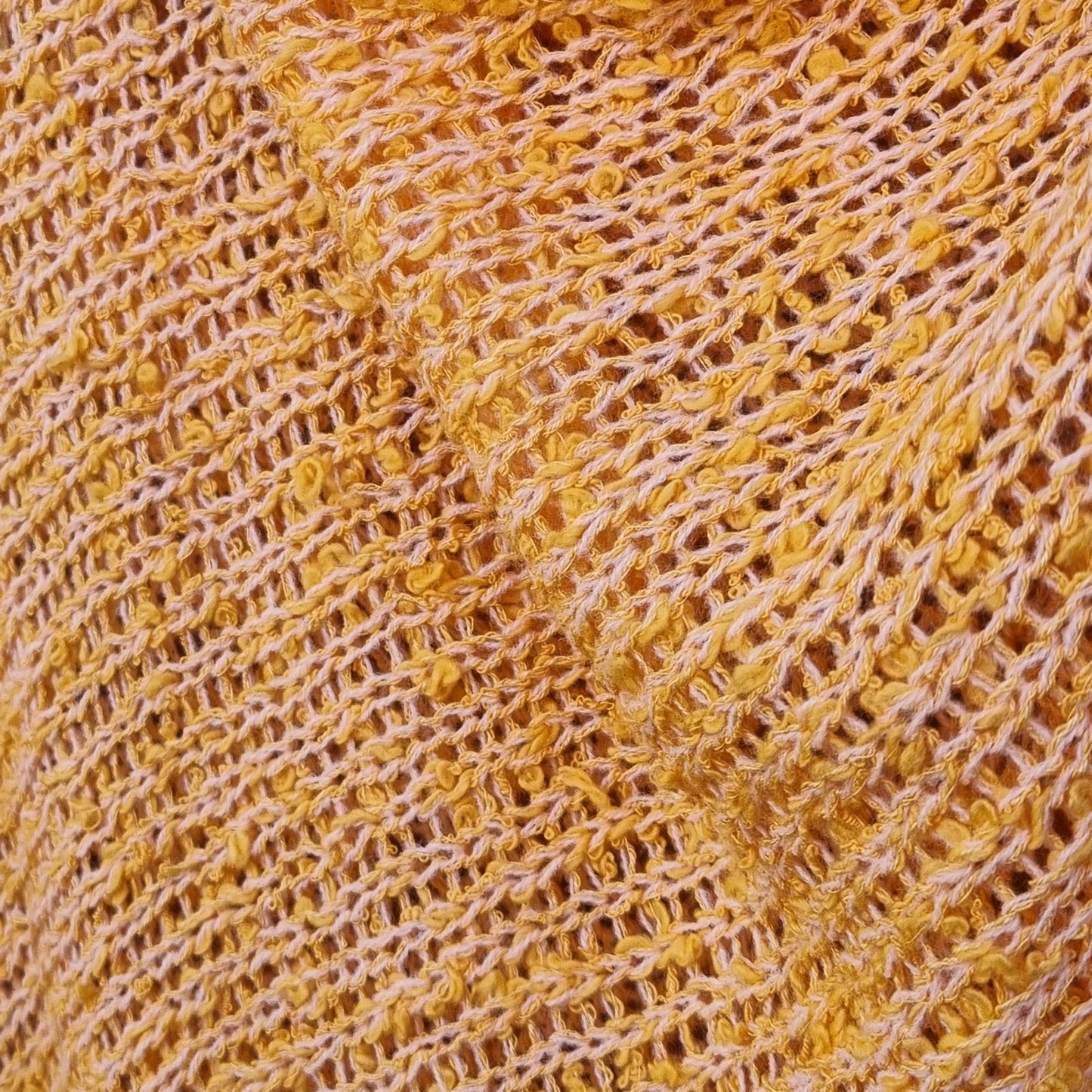 Tangerine Tango Knitted Shawl