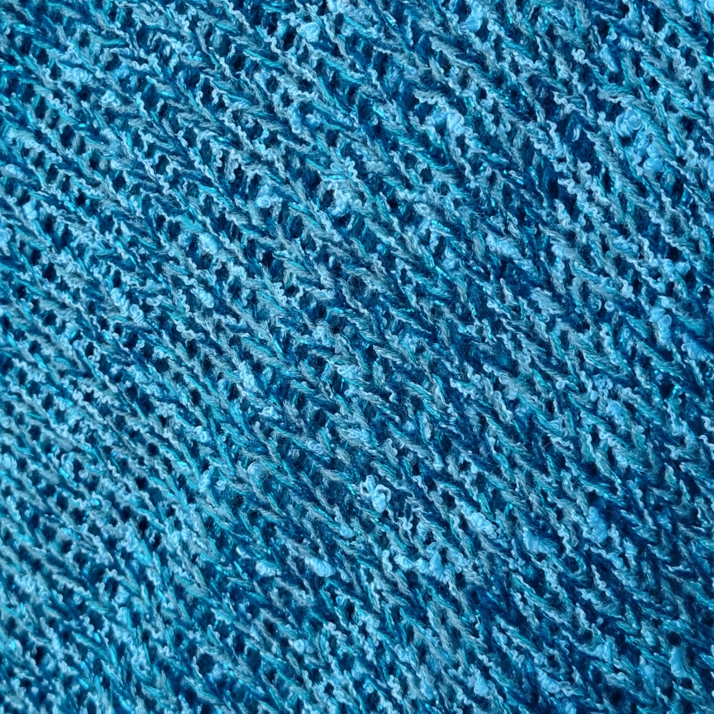 Tanzanite Knitted Shawl