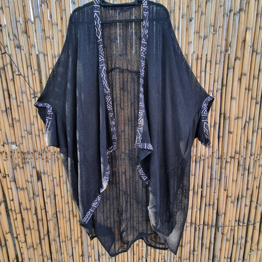 Cotton Mesh Tribal Kimono (Various Colours)