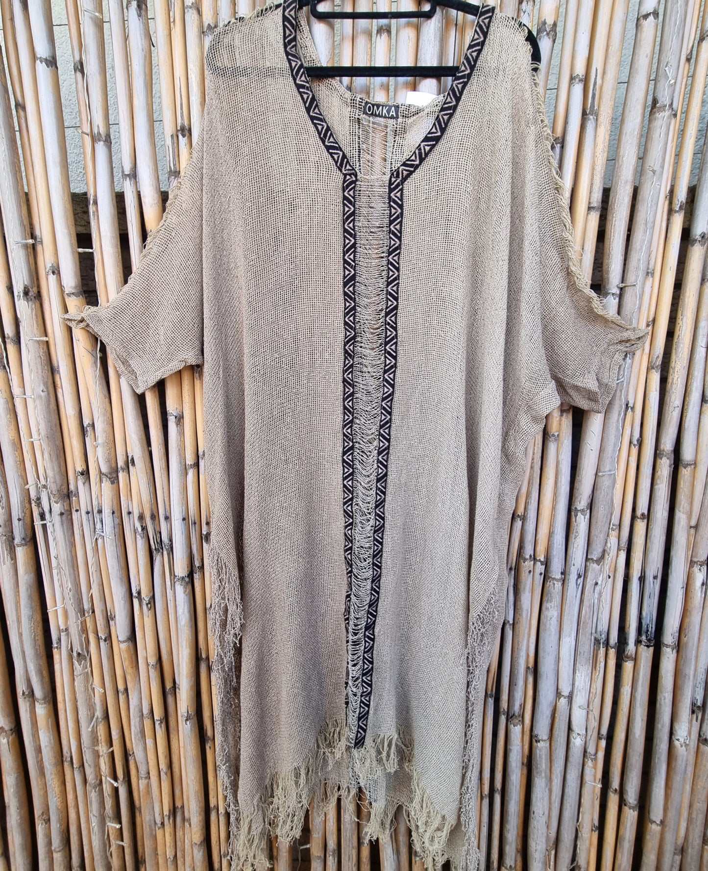 Dune Cotton Mesh Kaftan