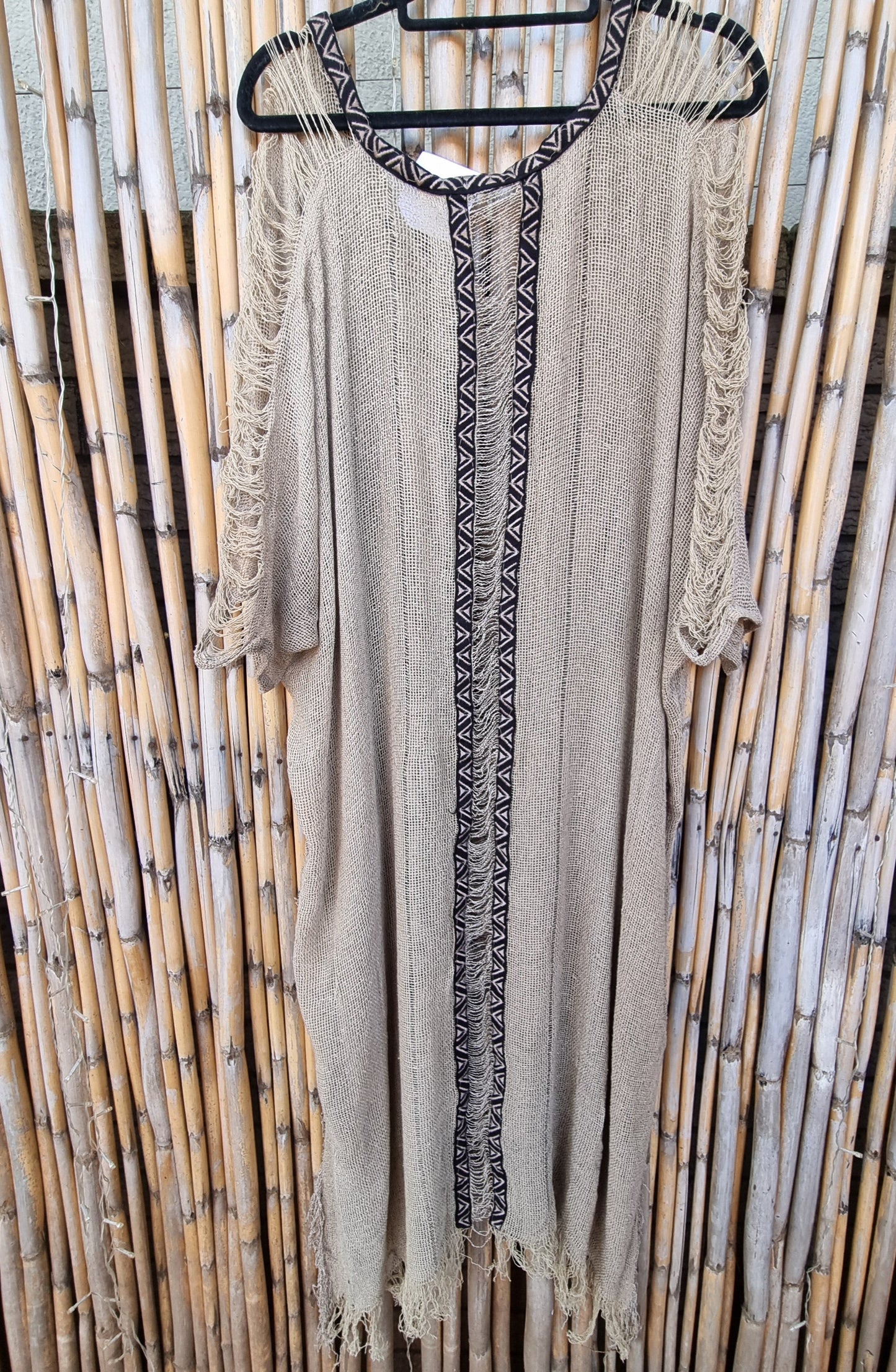 Dune Cotton Mesh Kaftan