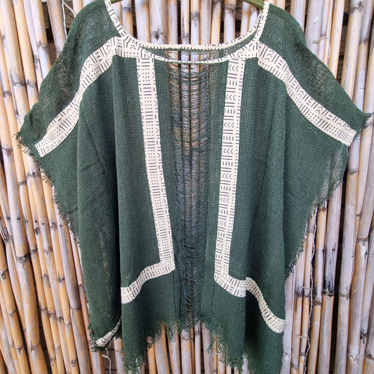Bugla Cotton Mesh Top