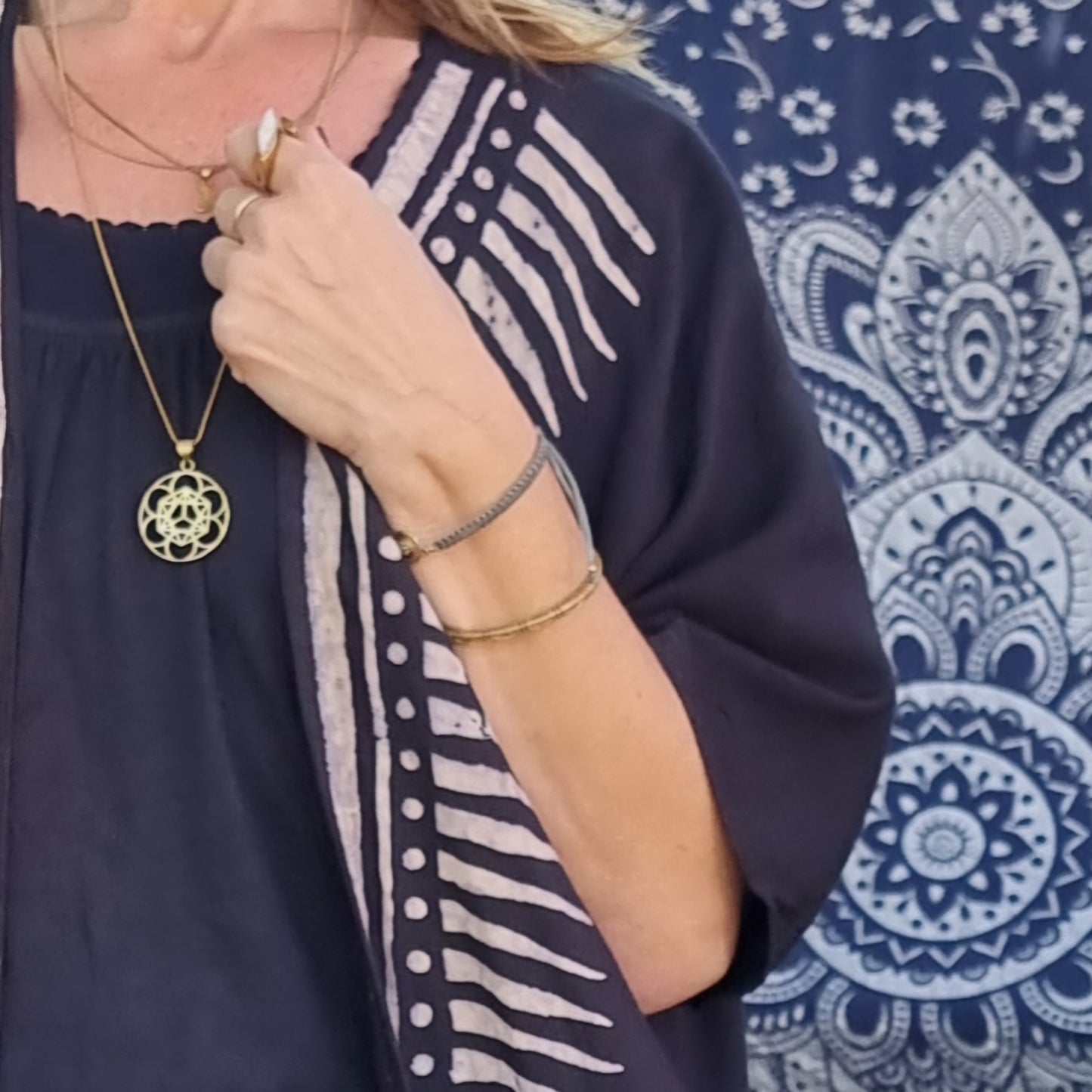 Block Print Cotton Kimono