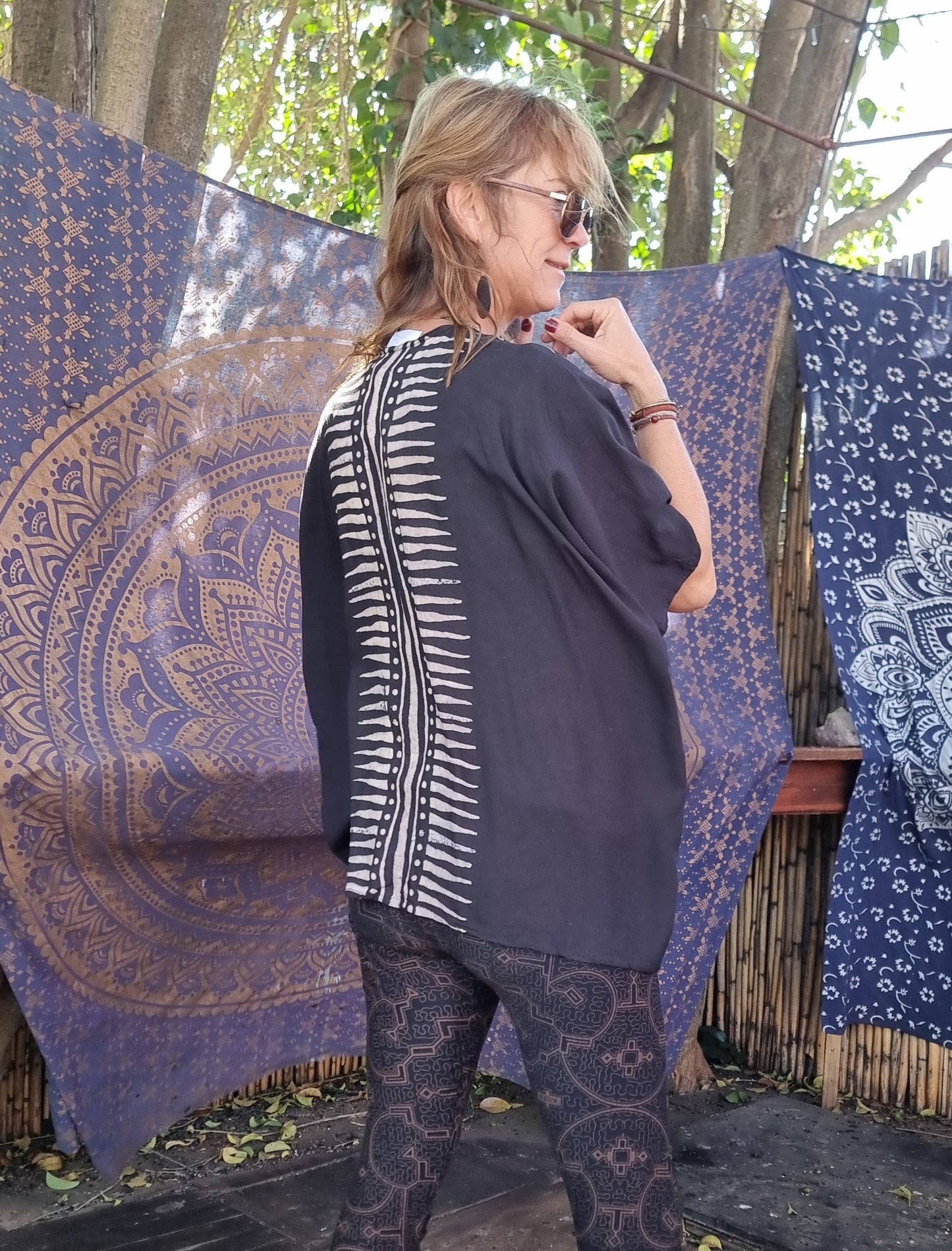 Block Print Cotton Kimono