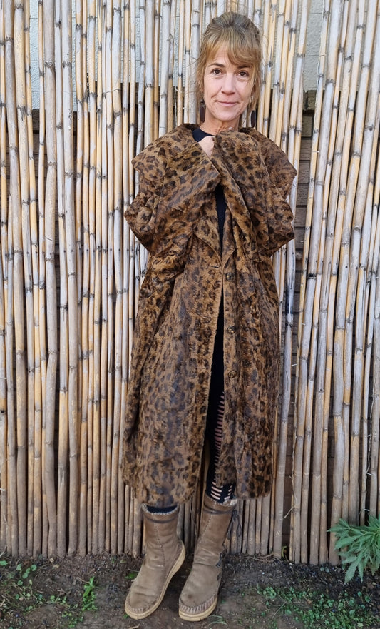 Jungle King Bespoke Leopard Print Coat