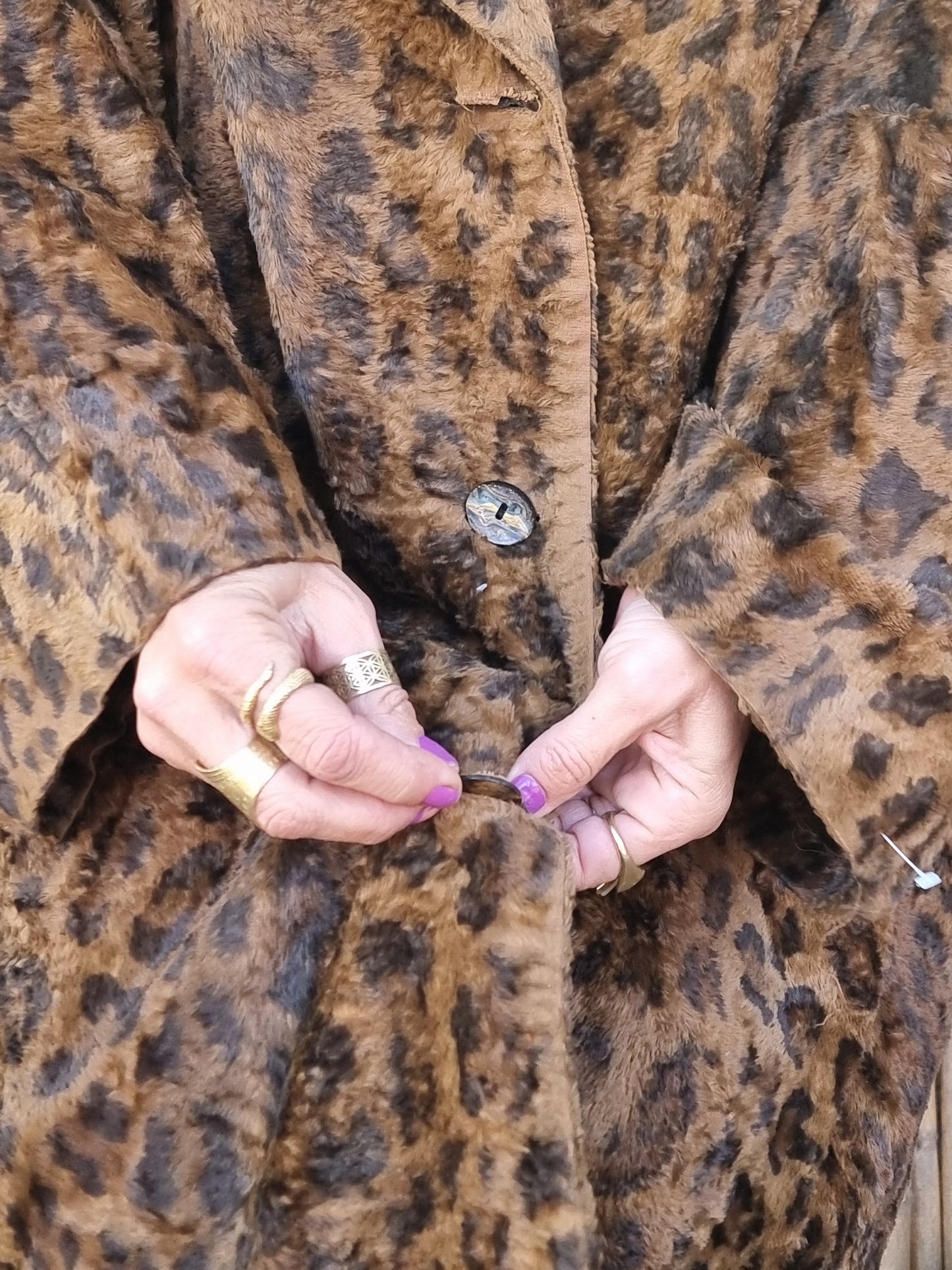 Jungle King Bespoke Leopard Print Coat