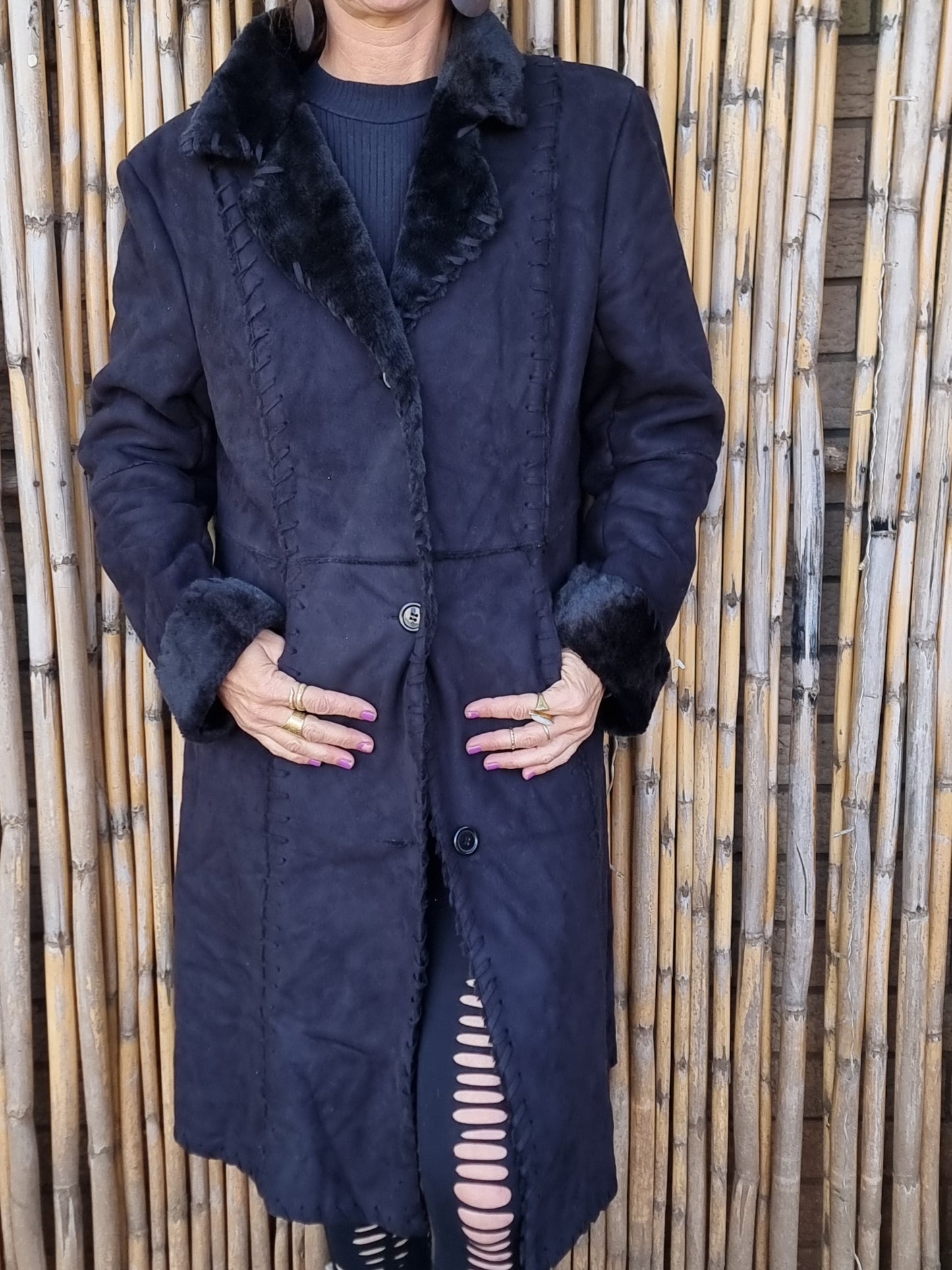 Black Panther Bespoke Vintage Coat