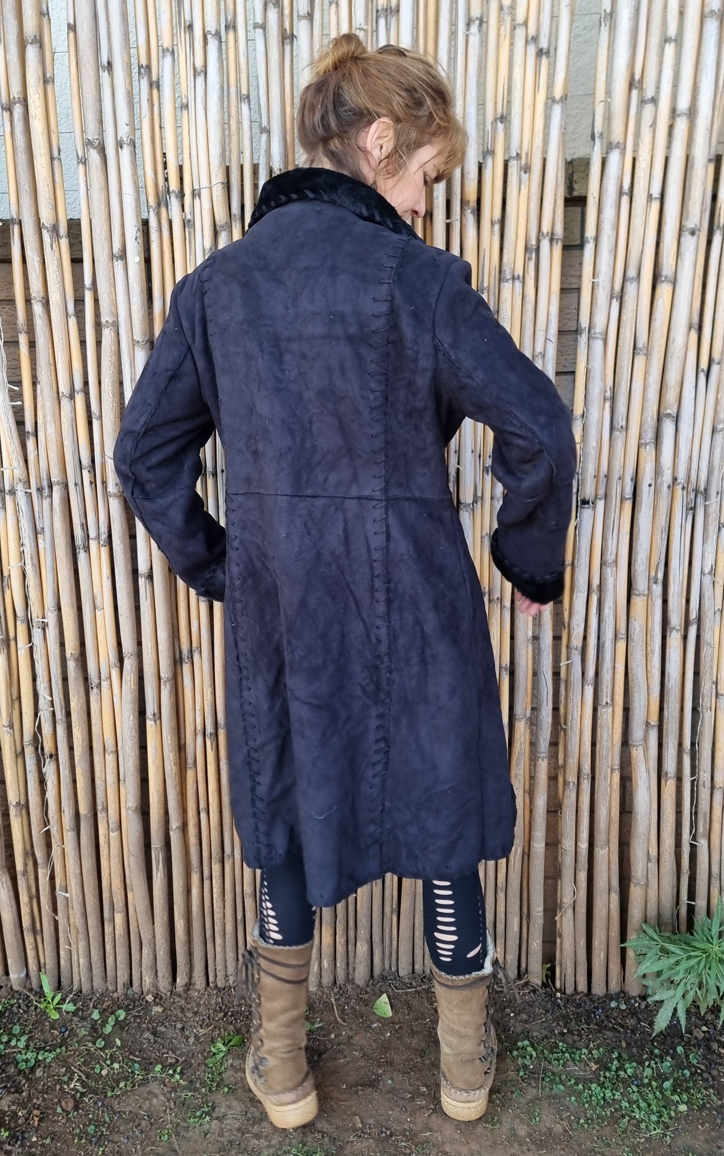 Black Panther Bespoke Vintage Coat