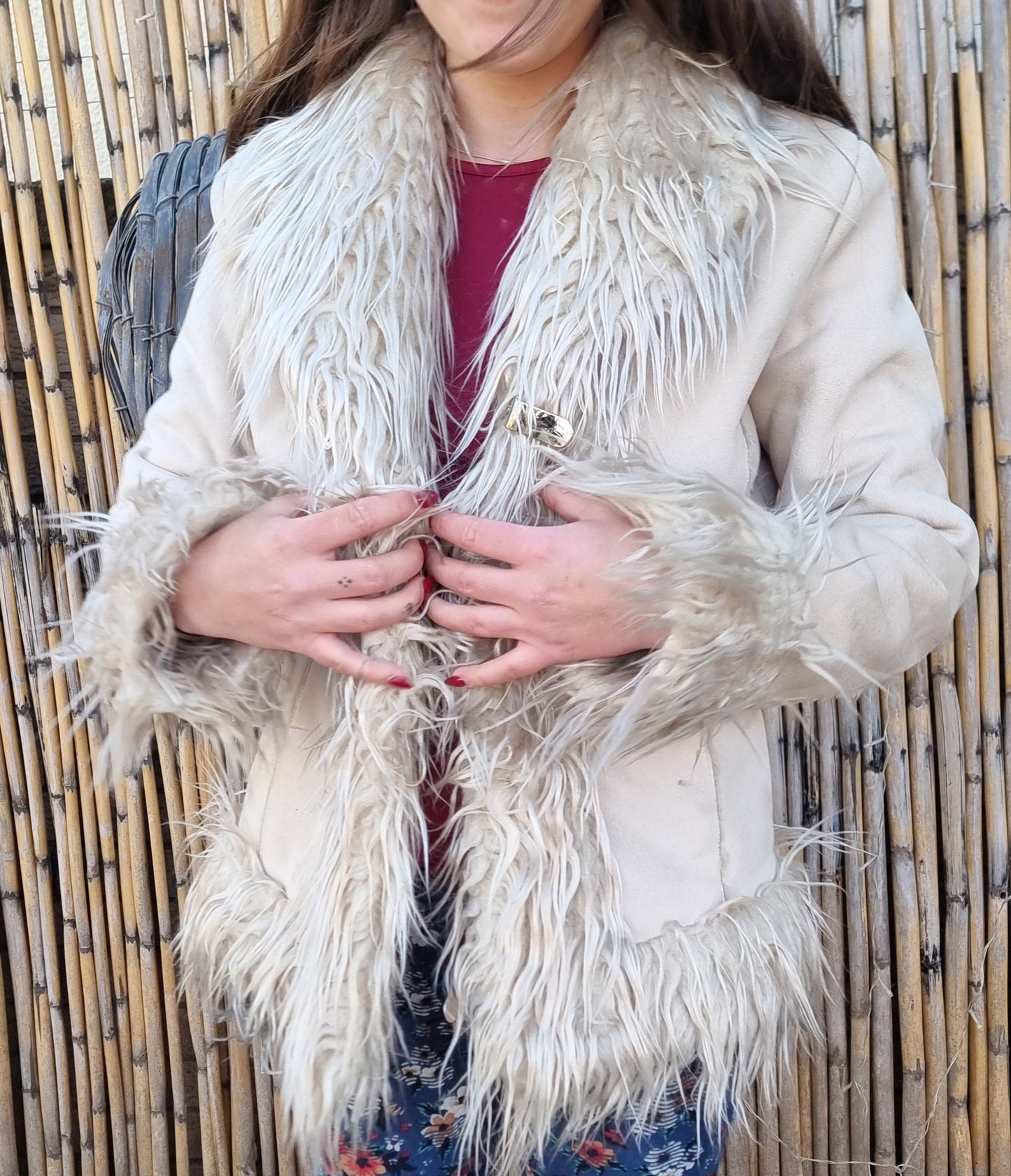 Polar Princess Bespoke Faux Fur Coat
