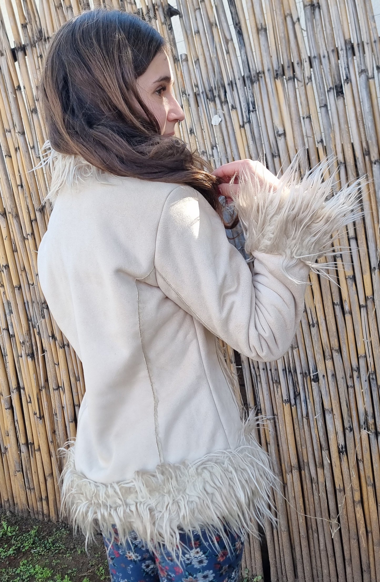 Polar Princess Bespoke Faux Fur Coat