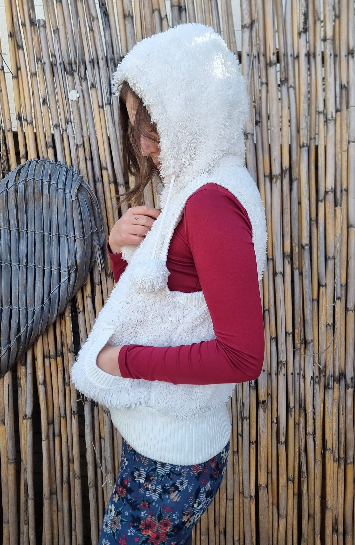 Bespoke Snow Bunny Sleeveless Coat