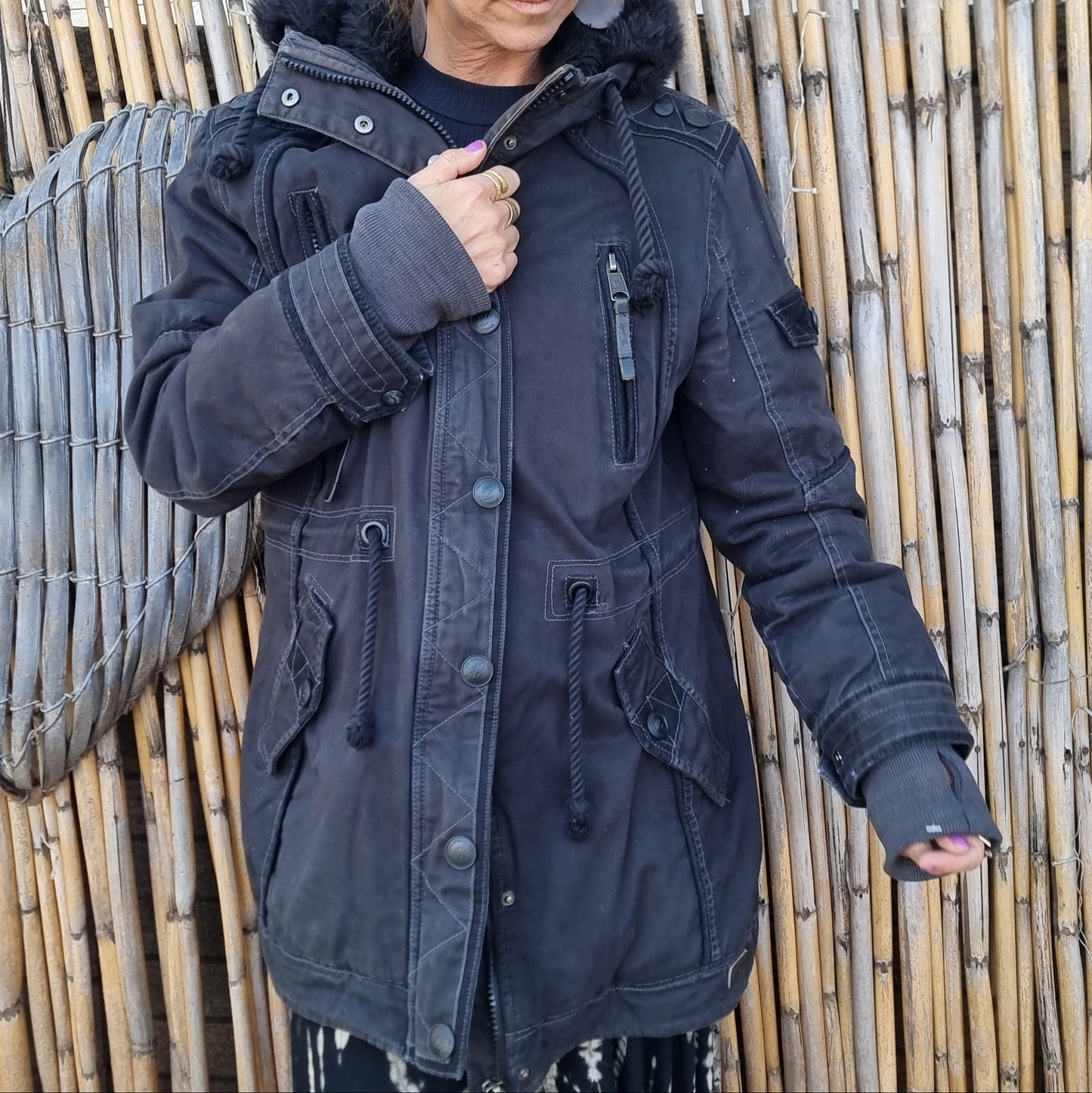 Black Bear Vintage Bespoke Coat