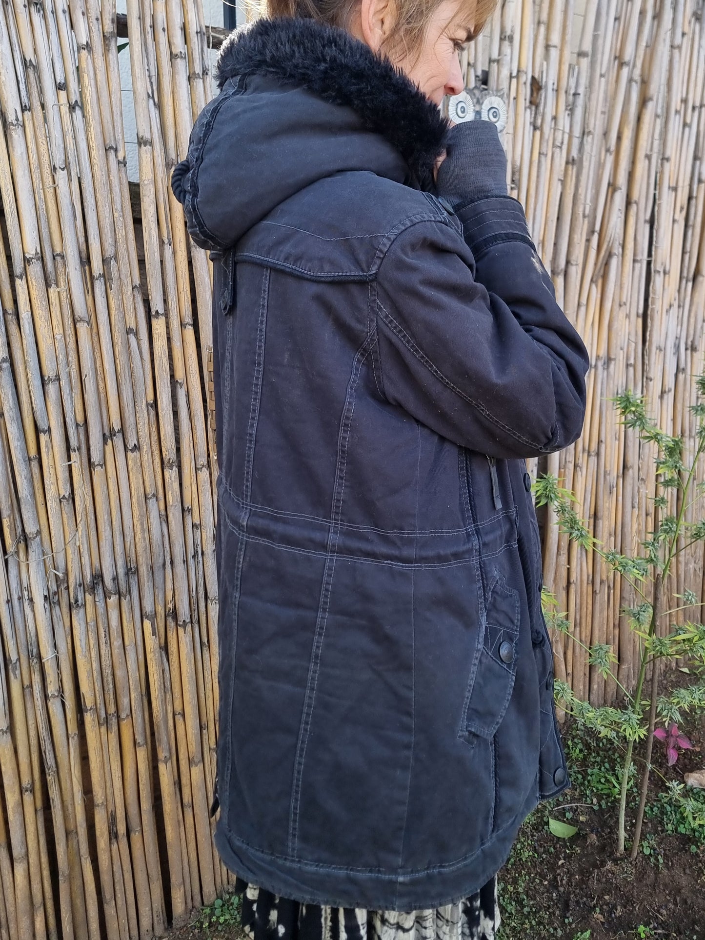Black Bear Vintage Bespoke Coat