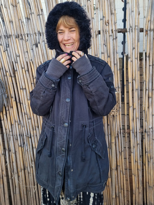 Black Bear Vintage Bespoke Coat