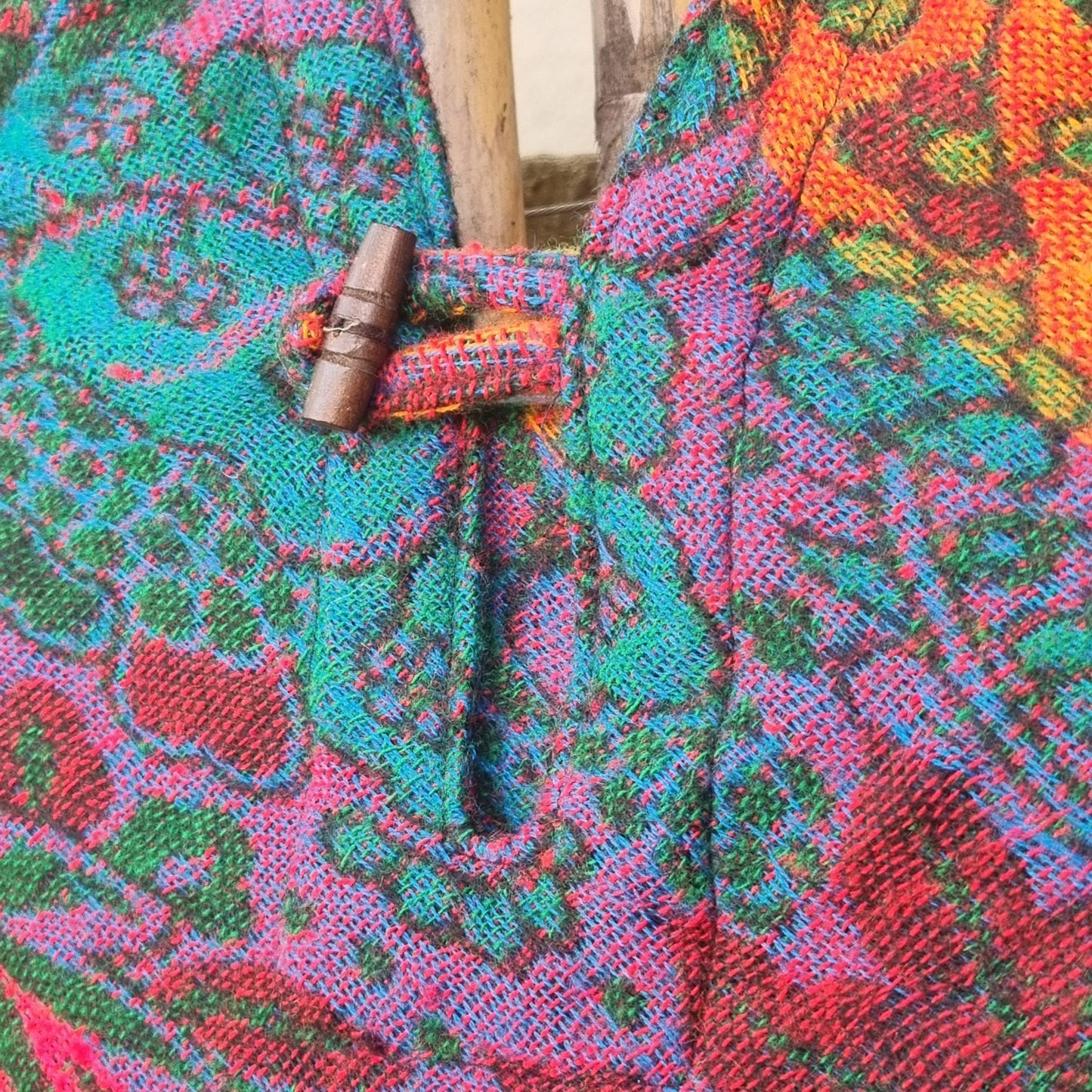 Effervescent Woolen Poncho