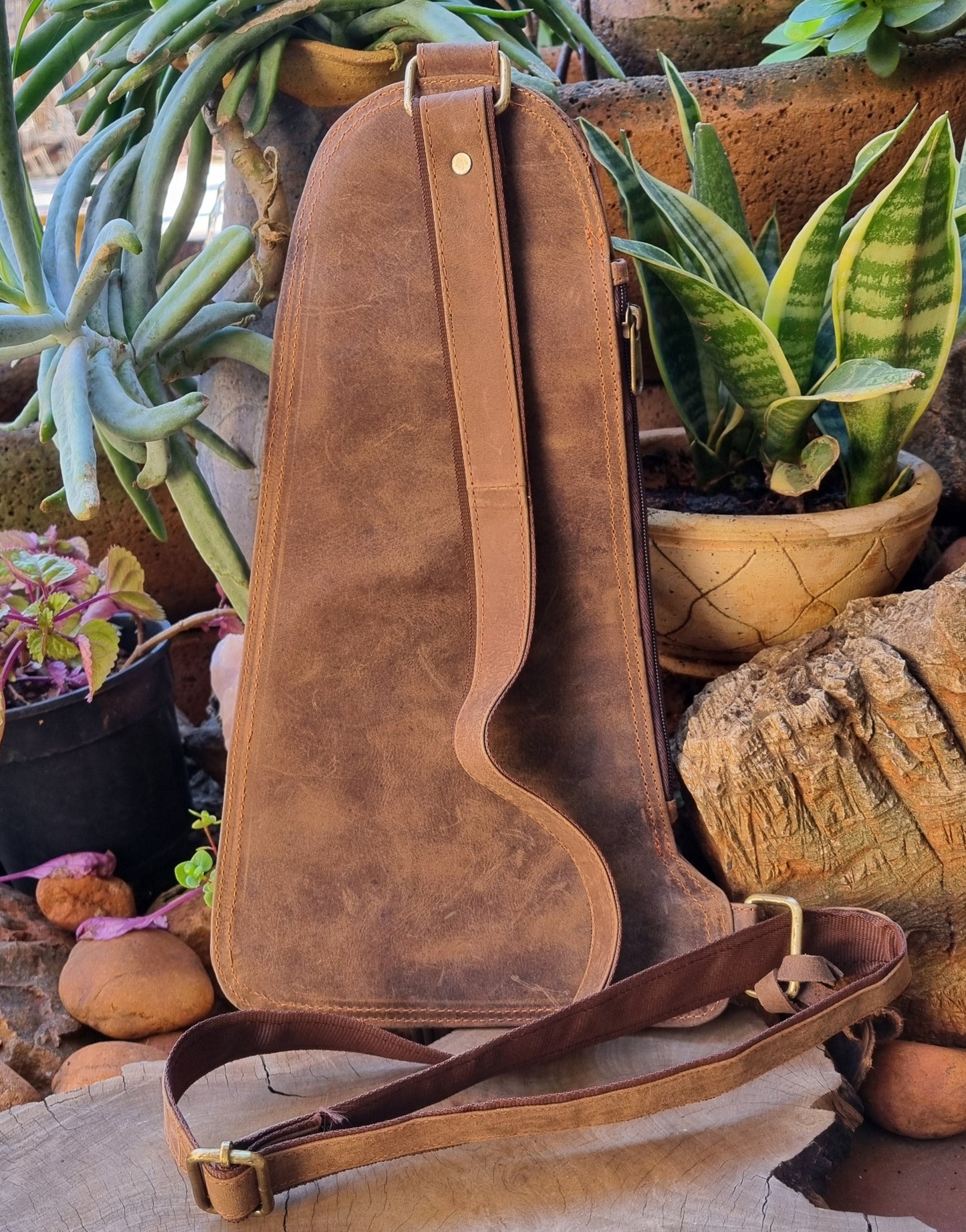 Leather Man Satchel