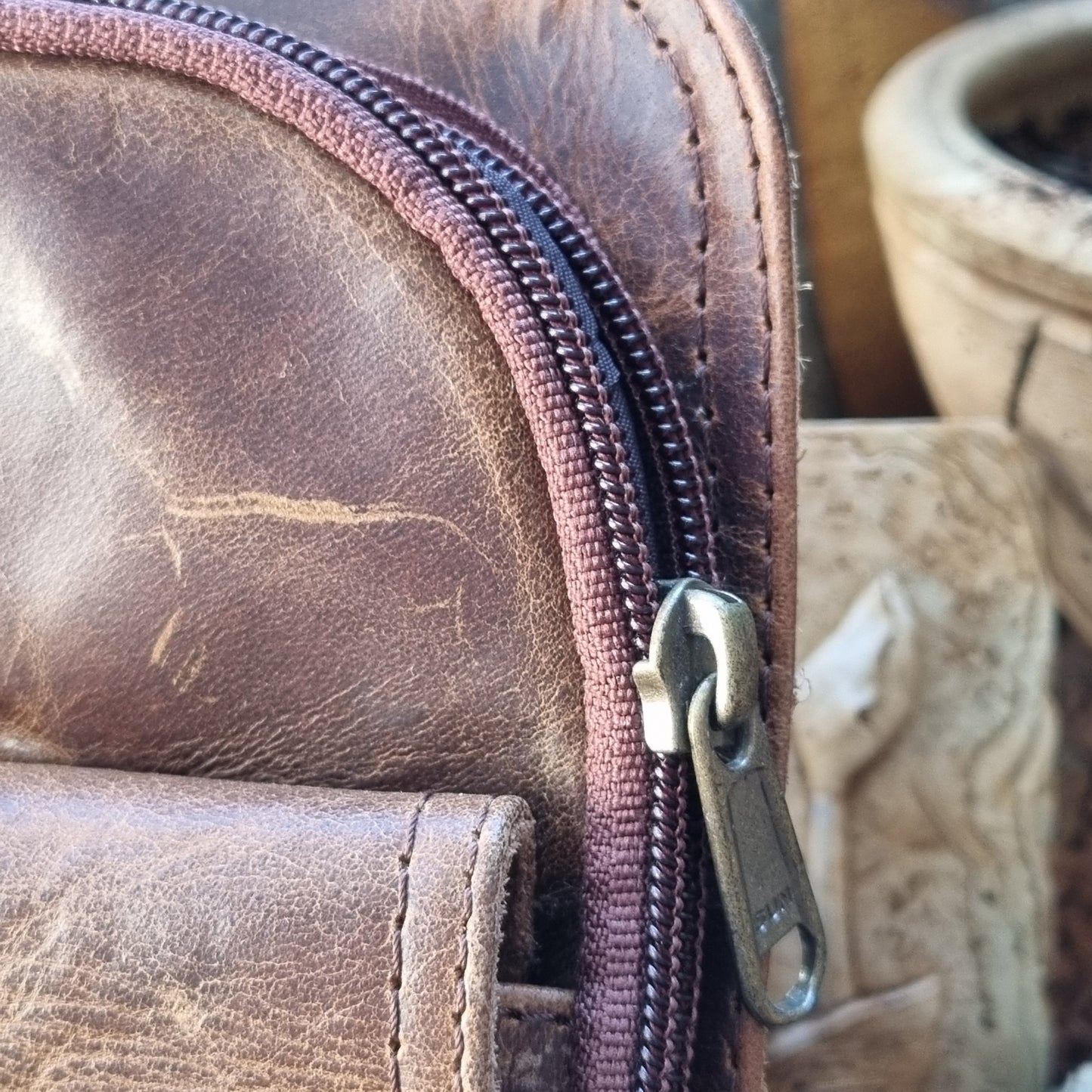 Leather Man Satchel