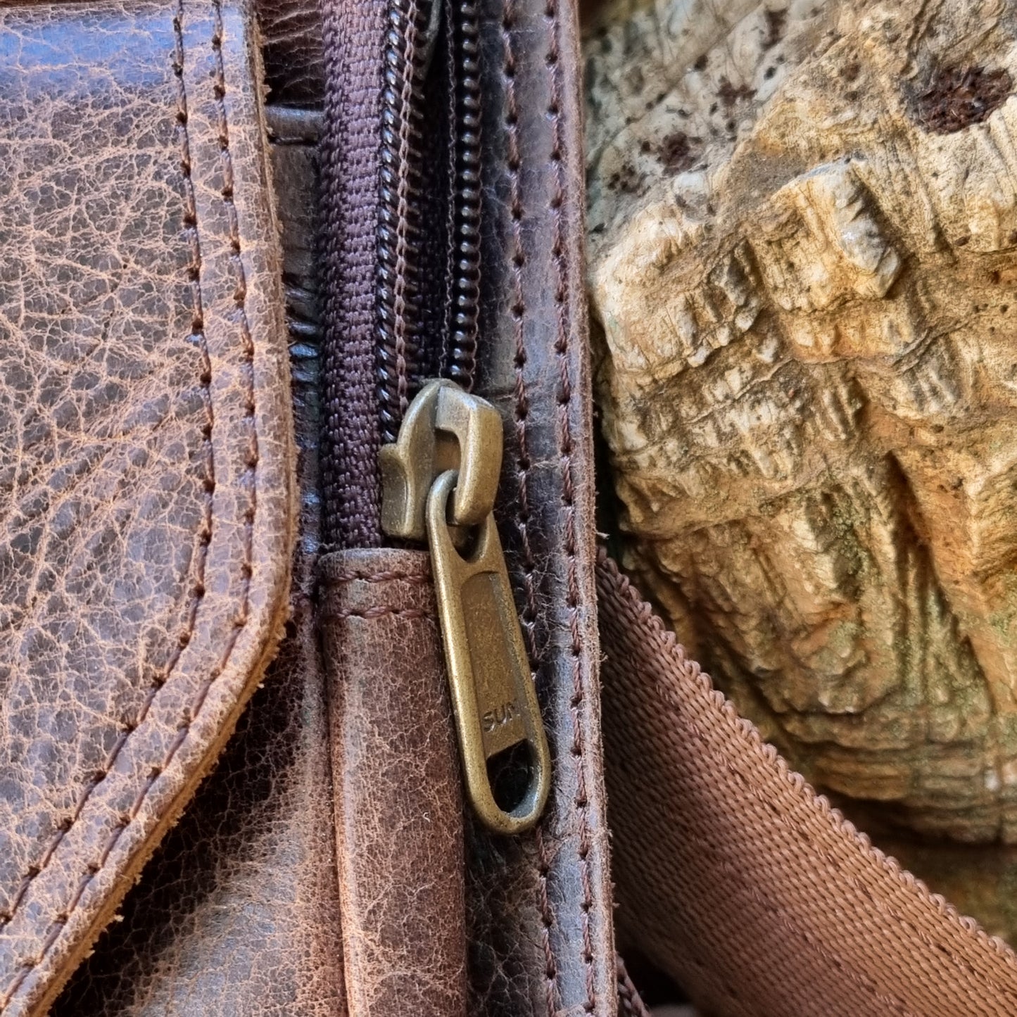Leather Man Satchel