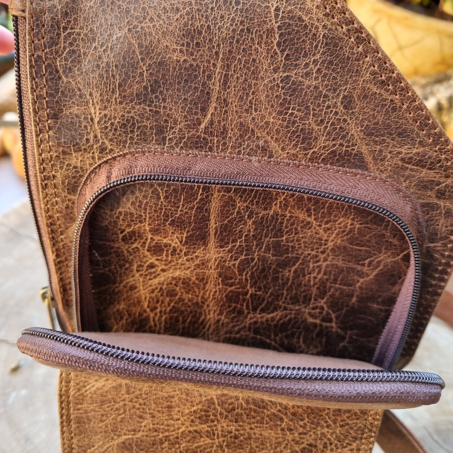 Leather Man Satchel