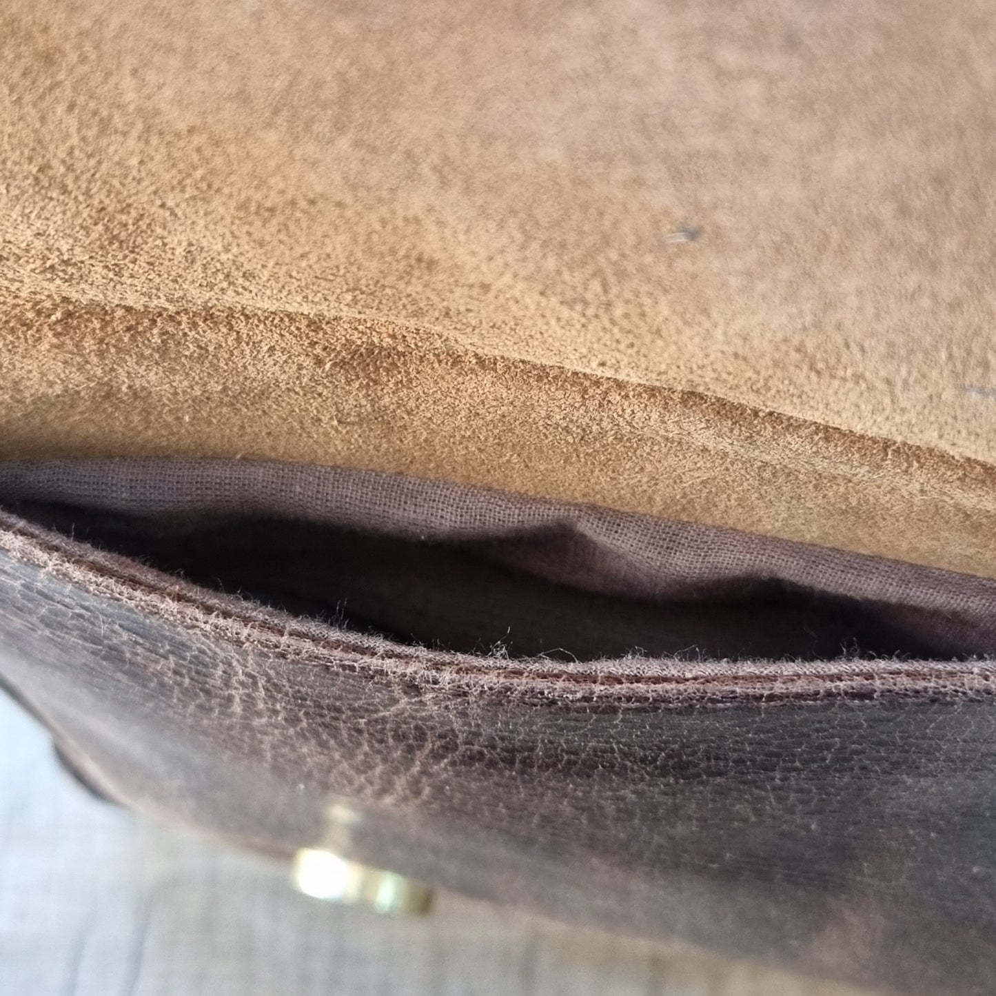 Leather Man Satchel