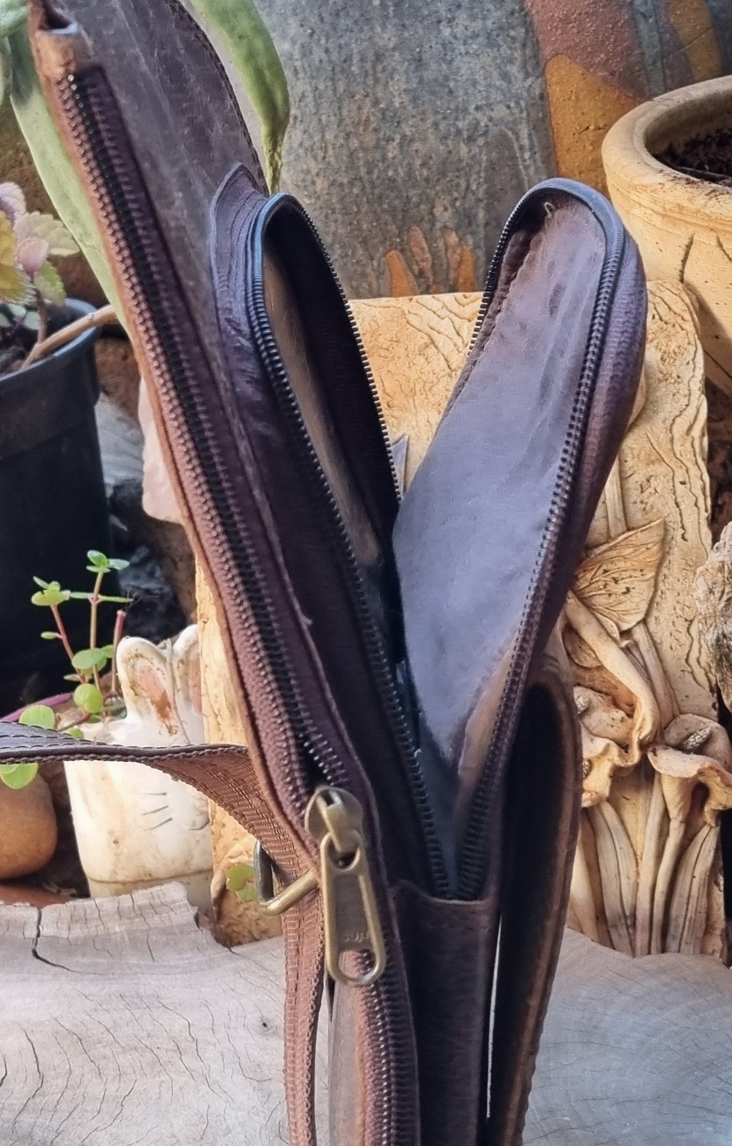 Leather Man Satchel